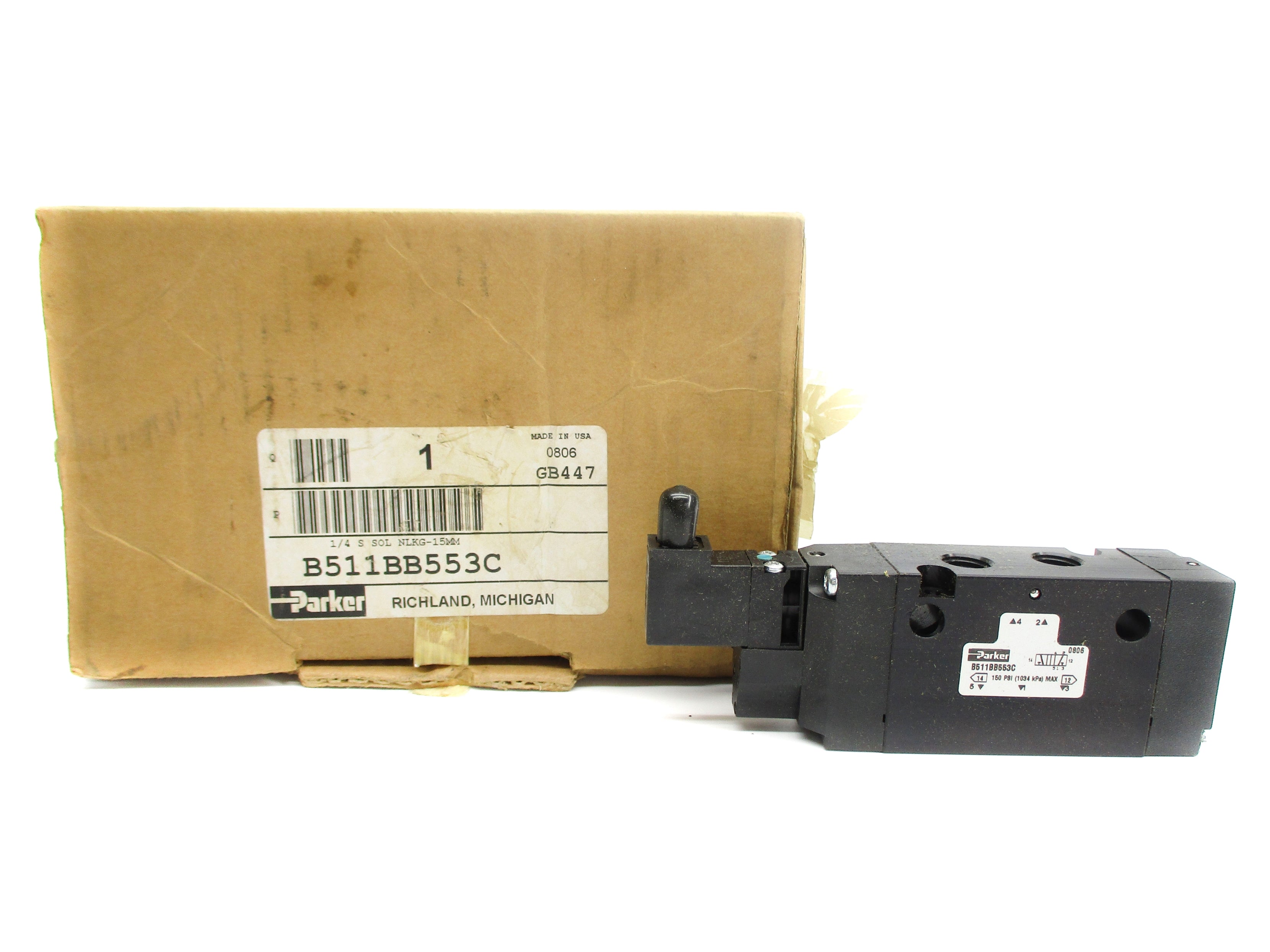 PARKER B511BB553C 150PSI 115-120V NSMP