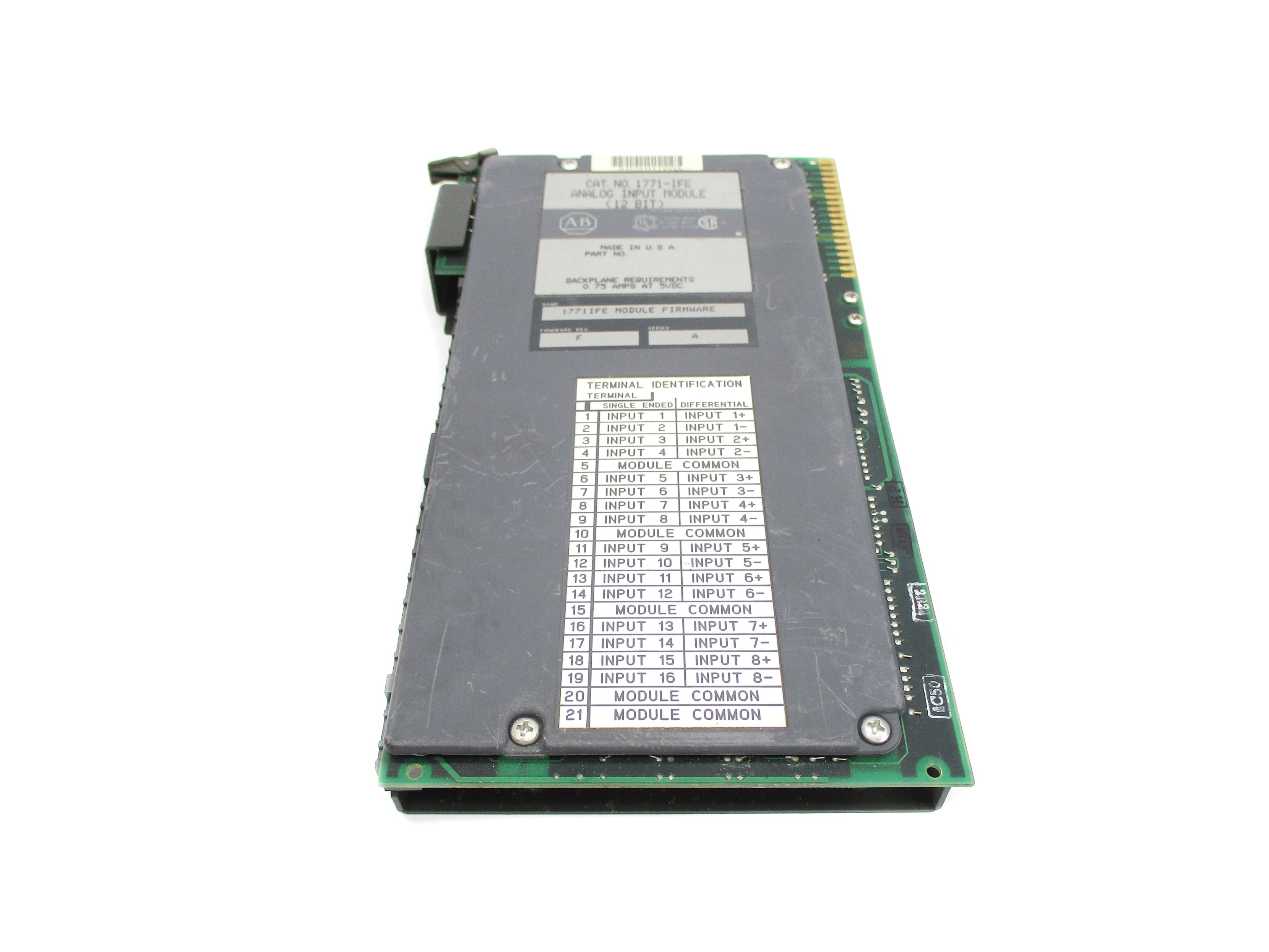 ALLEN BRADLEY 1771-IFE SER. A F/W F UNMP