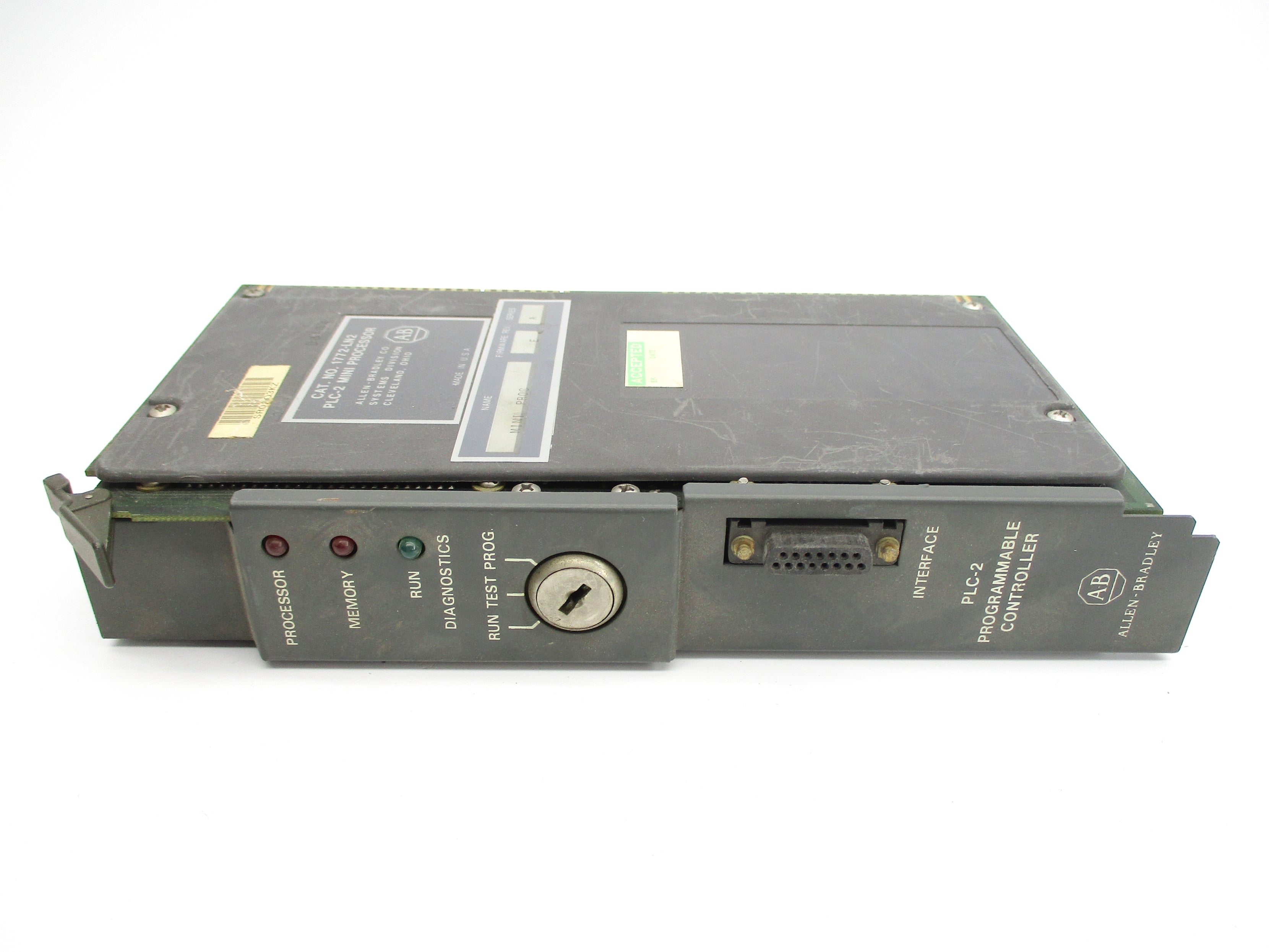 ALLEN BRADLEY 1772-LN2 SER. A F/W E (NO KEY) UNMP