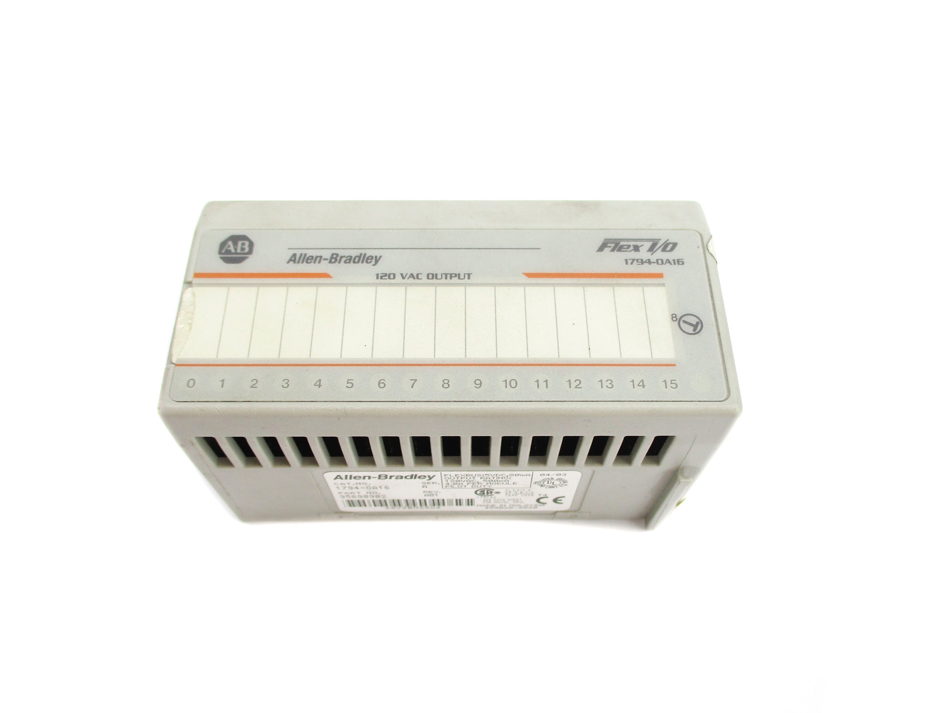 ALLEN BRADLEY 1794-OA16 SER. A 120VAC 4.0A NSNP
