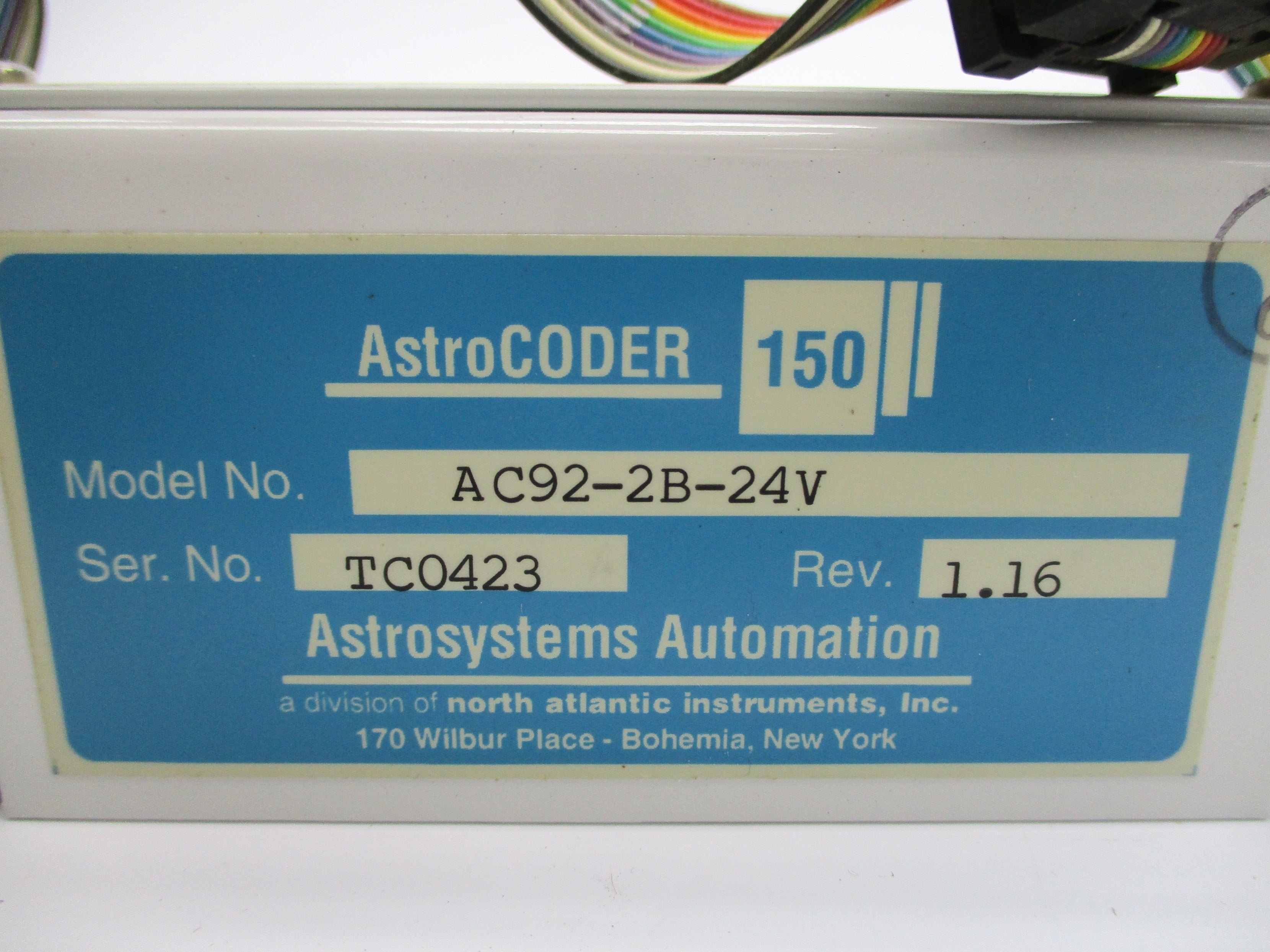 ASTROSYSTEMS AC92-2B-24V NSNP