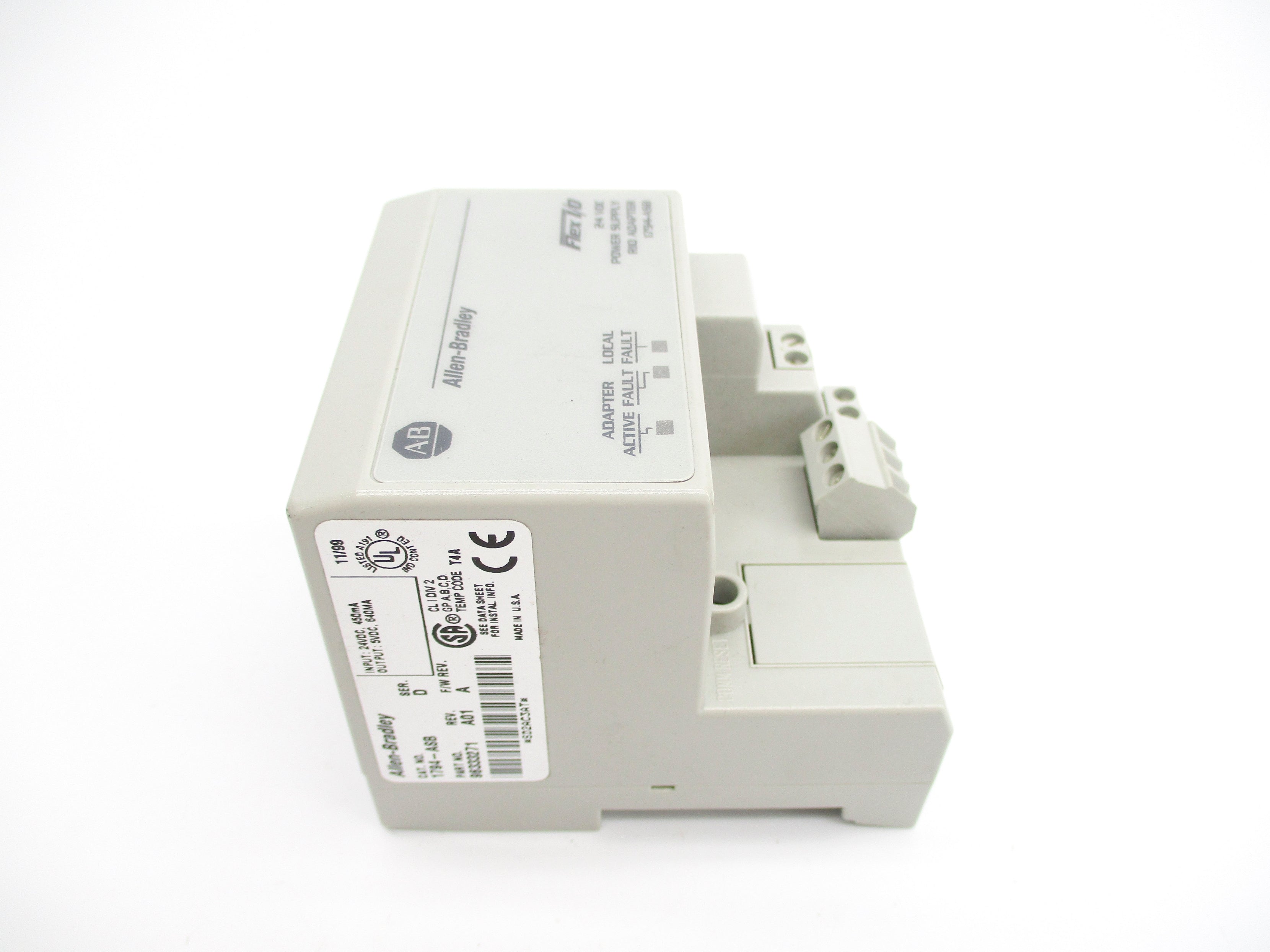ALLEN BRADLEY 1794-ASB SER. D F/W A 24VDC REV. A01 NSNP