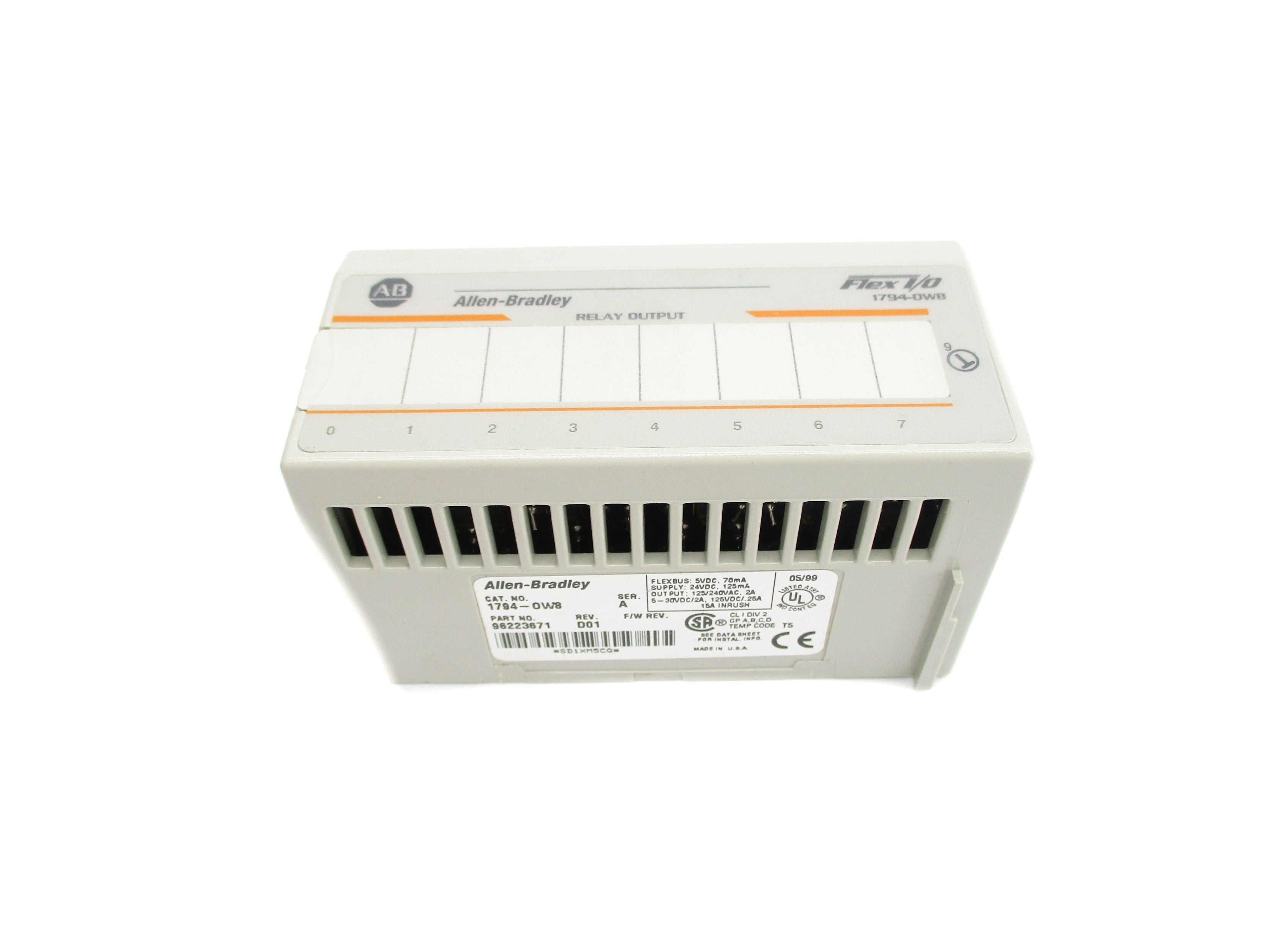 ALLEN BRADLEY 1794-OW8 SER. A NSNP