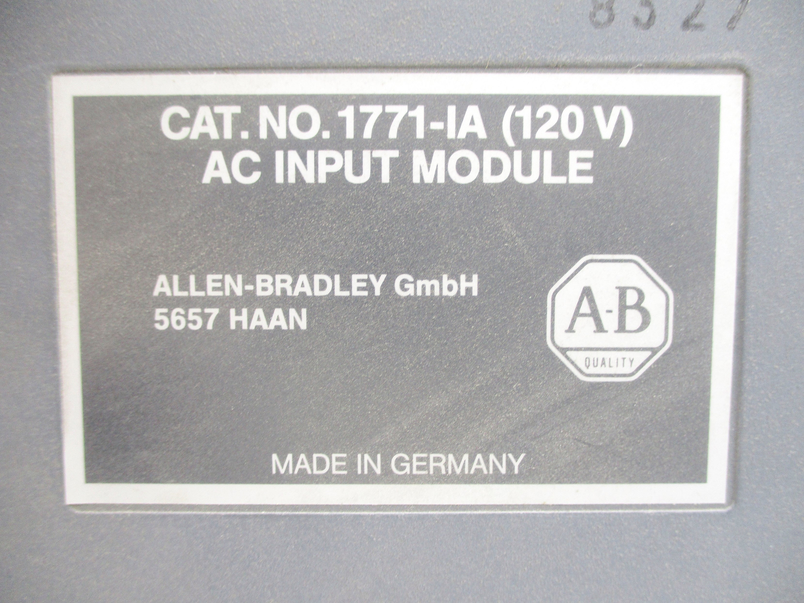 ALLEN BRADLEY 1771-IA UNMP