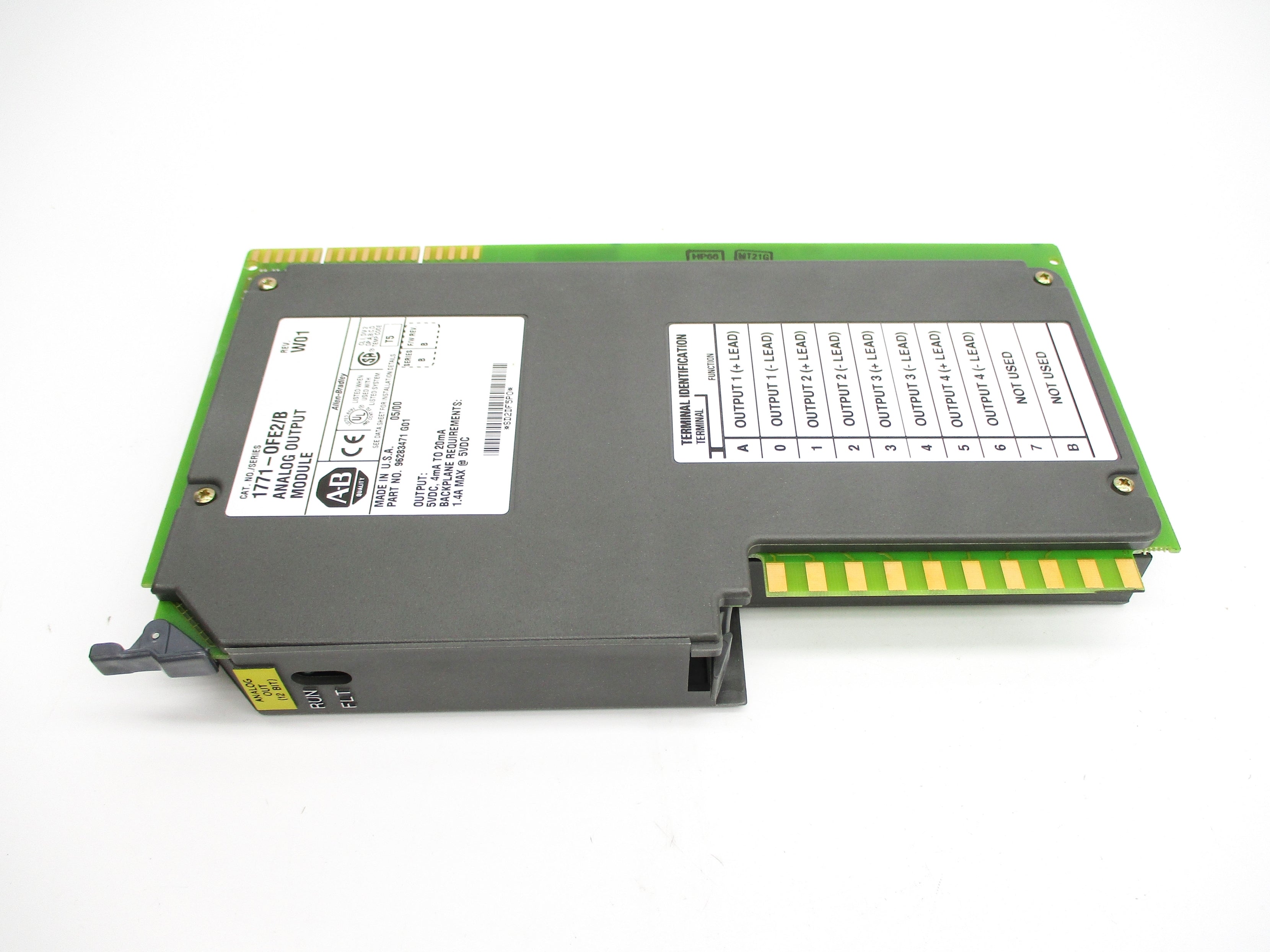 ALLEN BRADLEY 1771-OFE2 SER. B F/W B 5VDC 1.4A NSMP