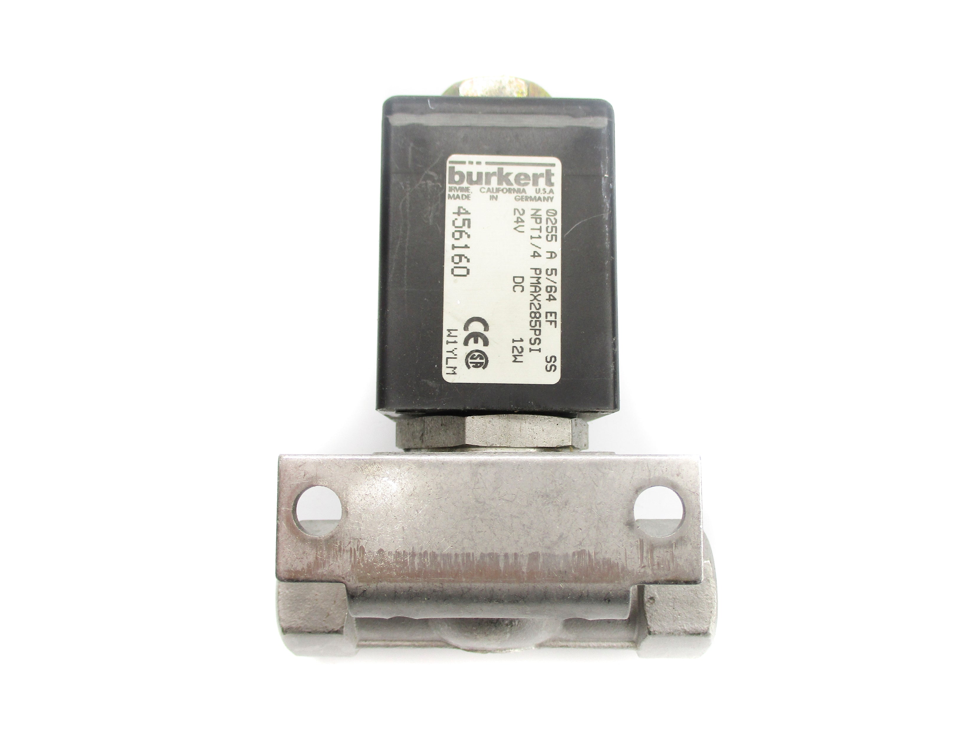 BURKERT 0255A5/64EFSS 456160 24VDC 285PSI NSNP