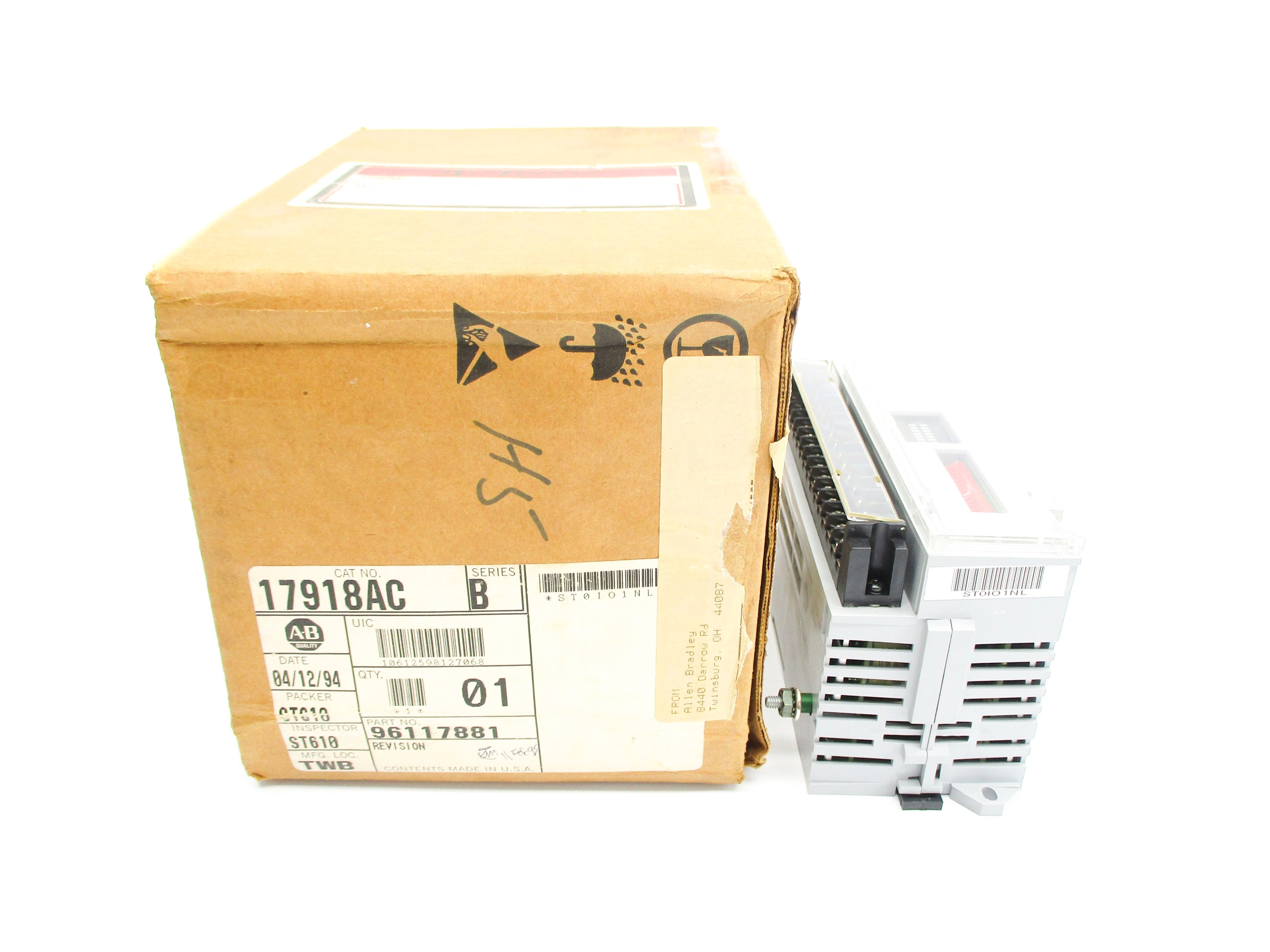 ALLEN BRADLEY 1791-8AC SER. B NSMP
