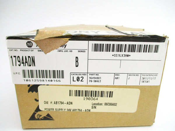 ALLEN BRADLEY 1794-ADN SER. B F/W J 24VDC NSMP