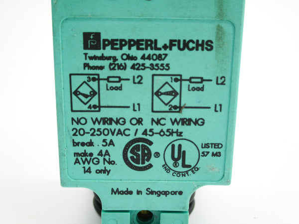 PEPPERL+FUCHS NJ3O-W-U2 NSNP