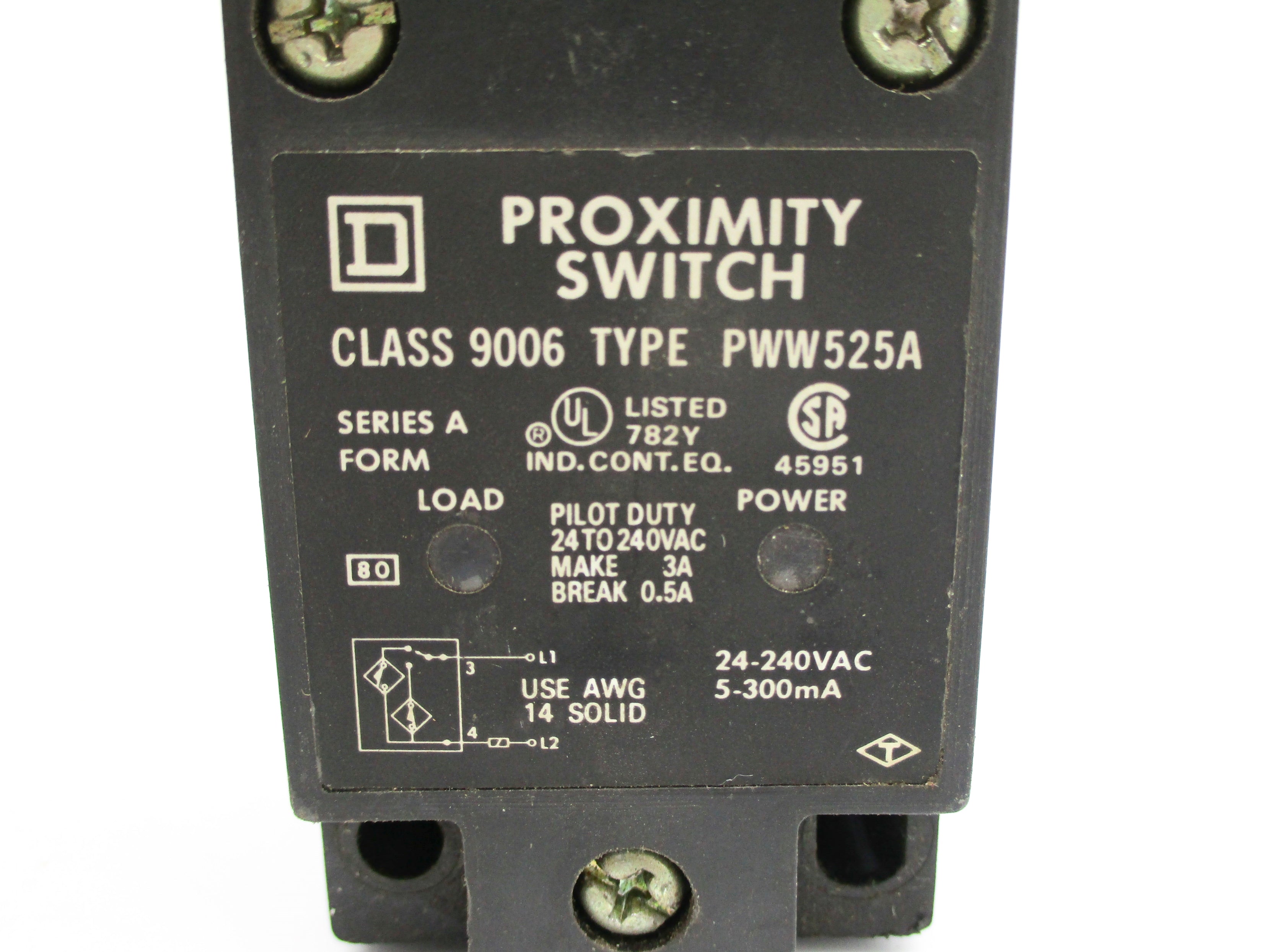 SQUARE D 9006PWW525A SER. A NSNP