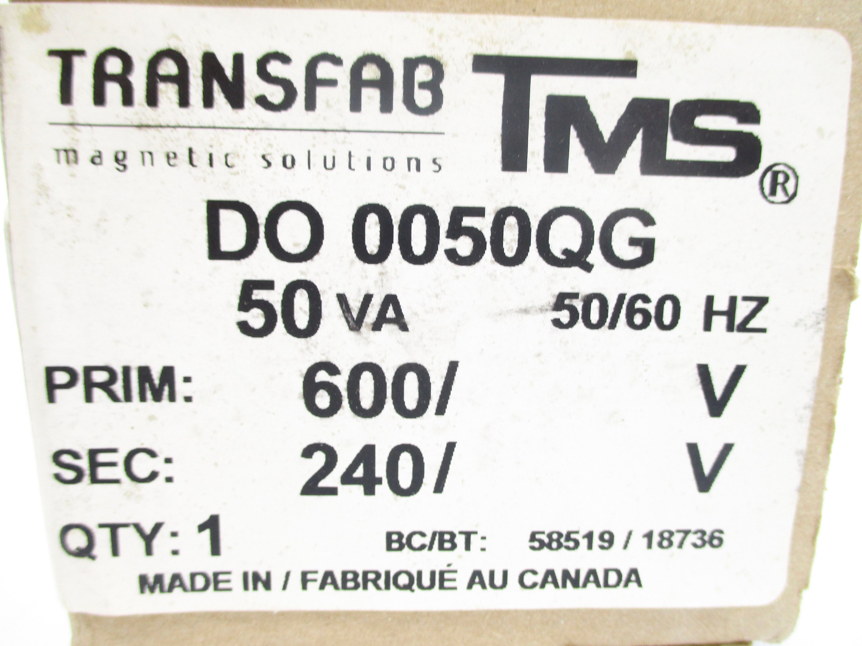 TRANSFAB DO0050QG NSMP