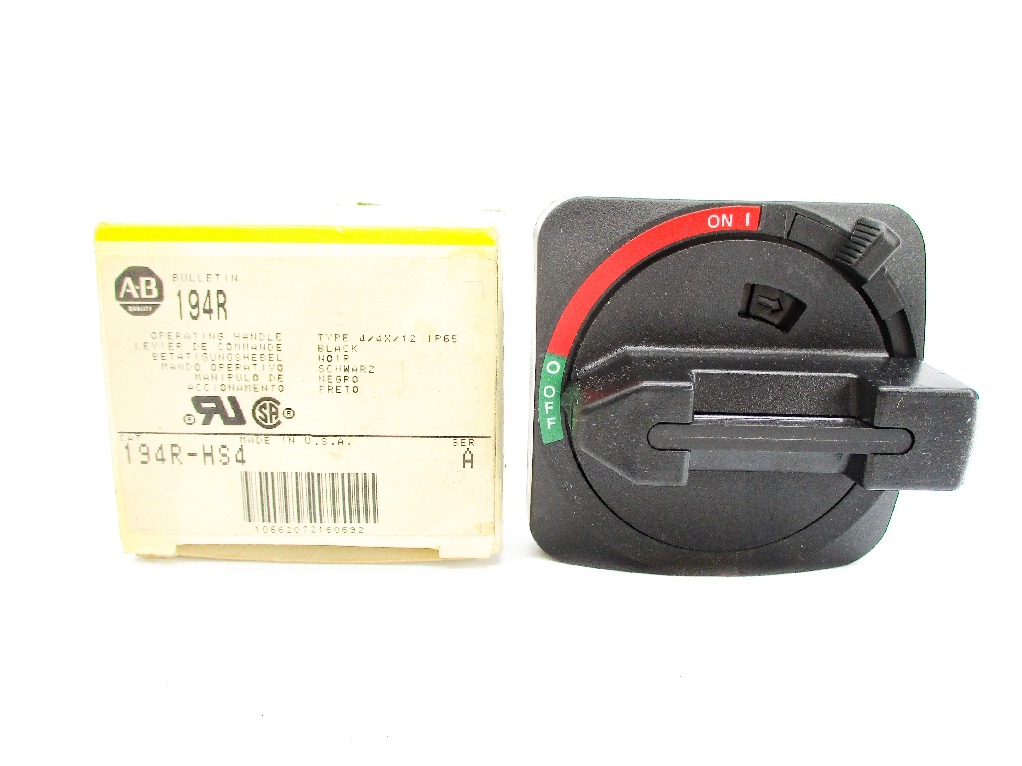 ALLEN BRADLEY 194R-HS4 SER. A (BK/YL) NSMP