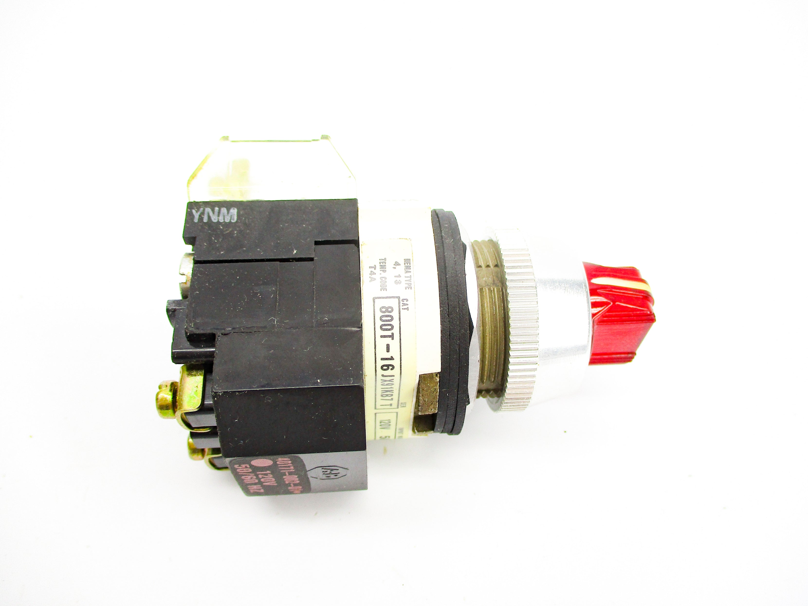 ALLEN BRADLEY 800T-16JR91KB7AX SER. T (BK/YL) NSMP