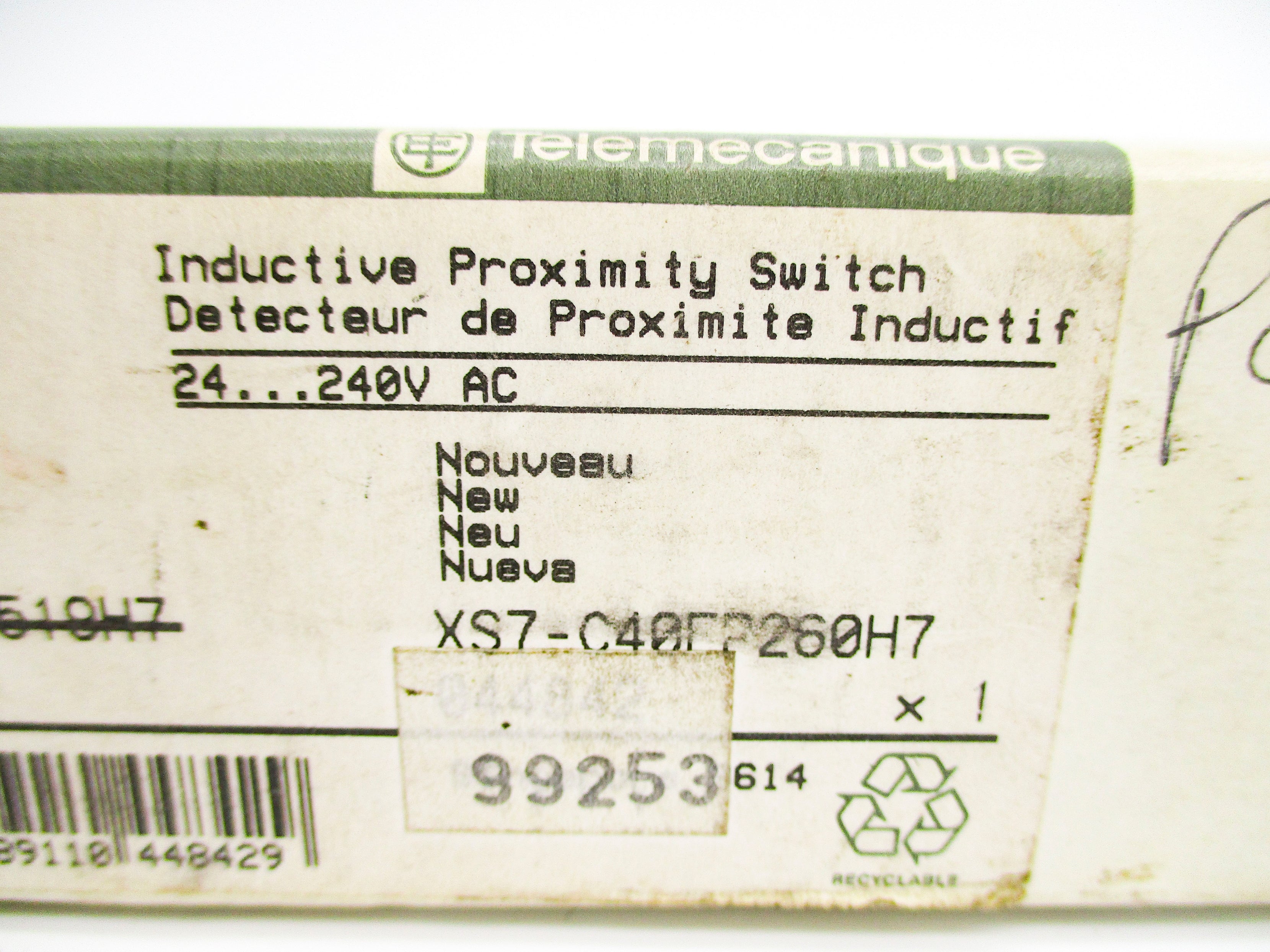 TELEMECANIQUE XS7-C40FP260H7 24-240V NSMP