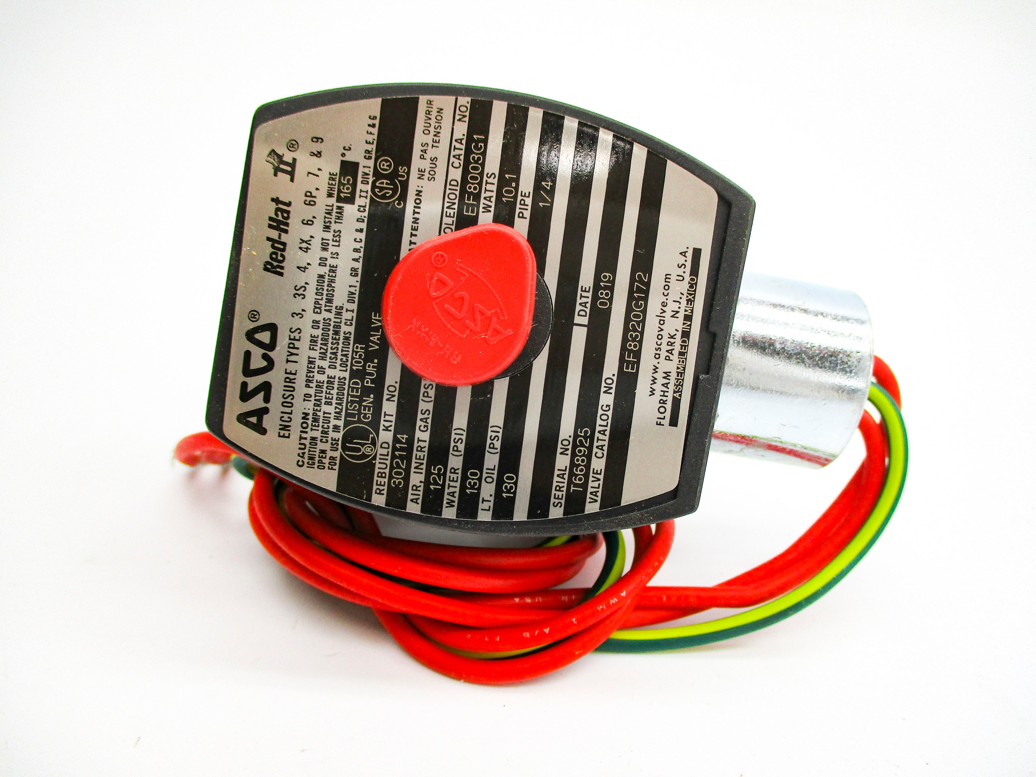 ASCO EF8320G172 130PSI 120/60 110/50 NSMP