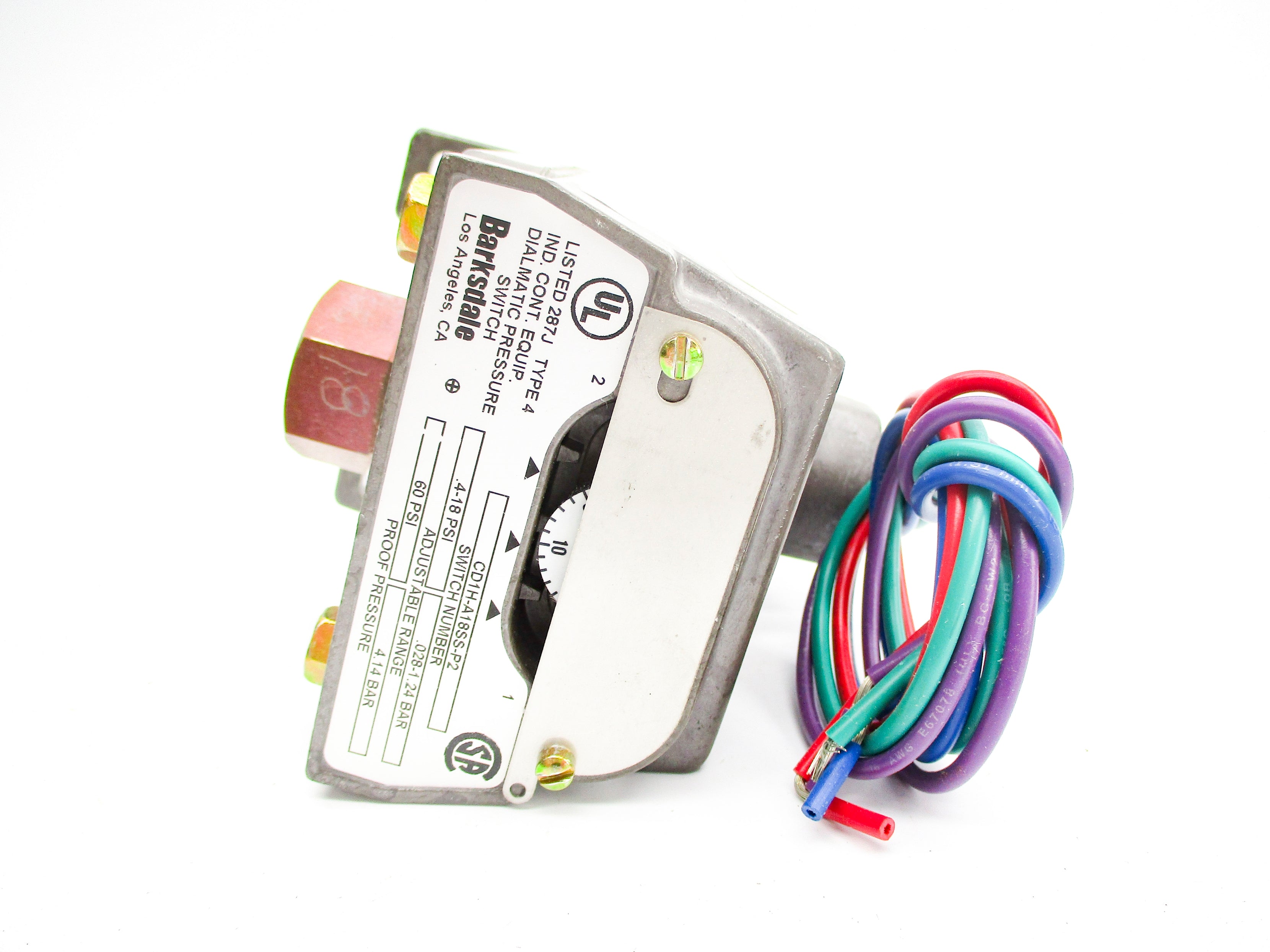 BARKSDALE CD1H-A18SS-P2 60PSI NSMP