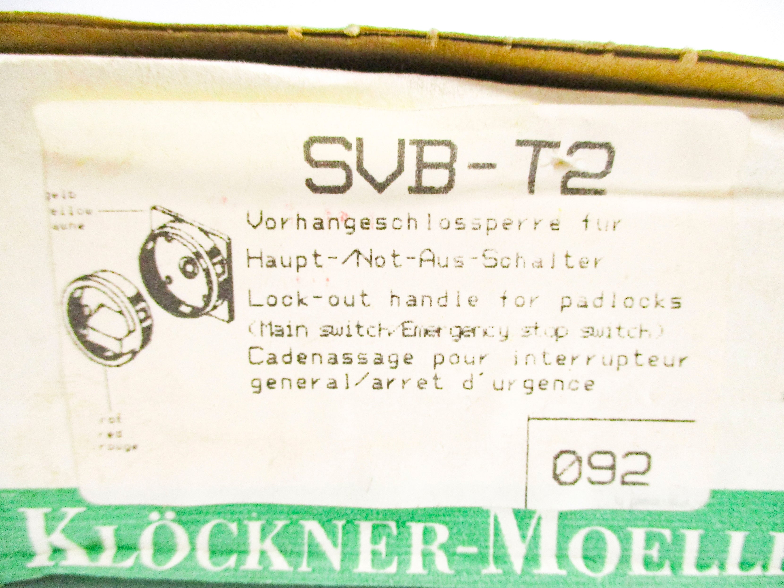 KLOCKNER MOELLER SVB-T2 NSMP