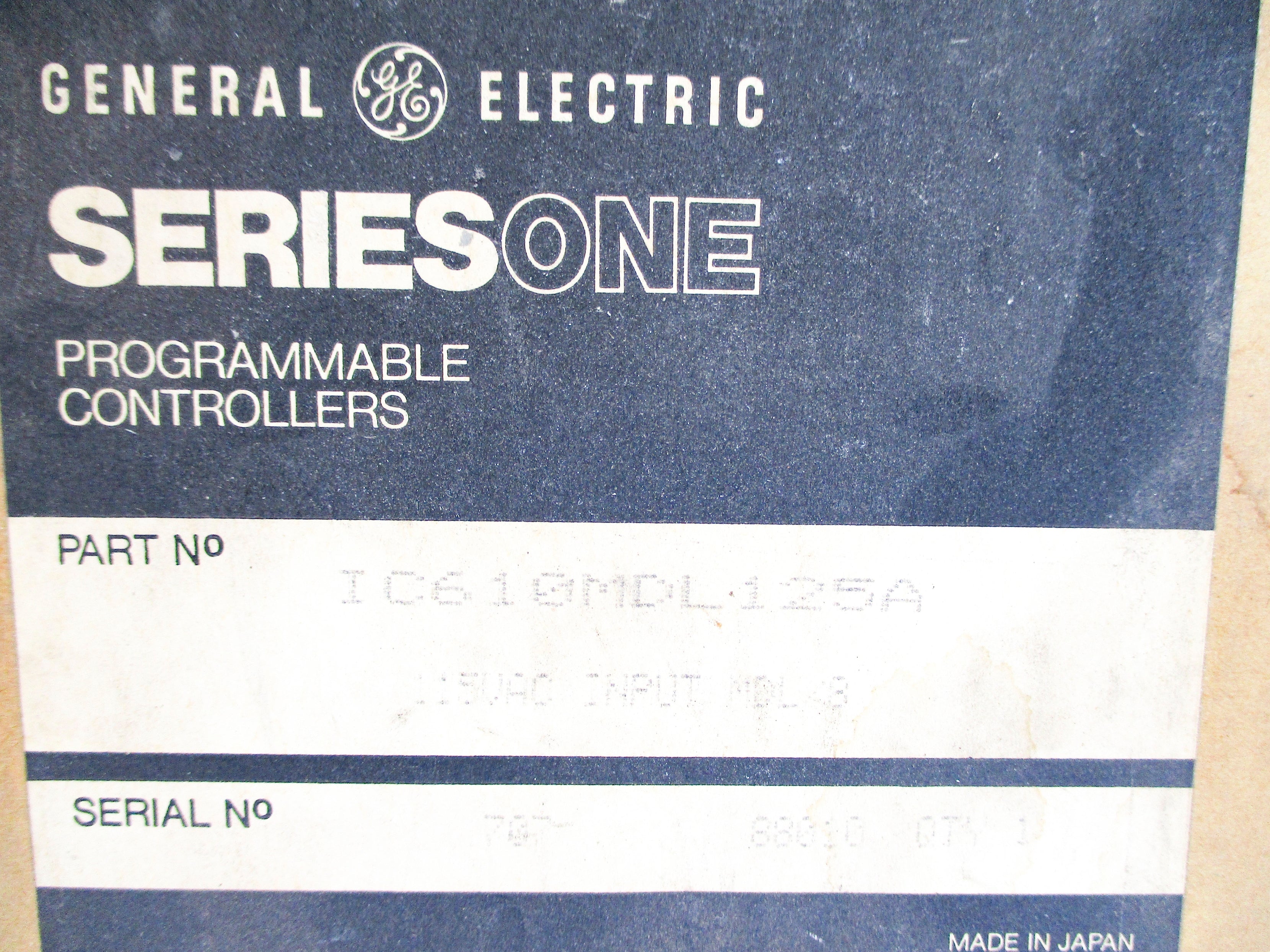 GENERAL ELECTRIC IC610MDL125A NSMP
