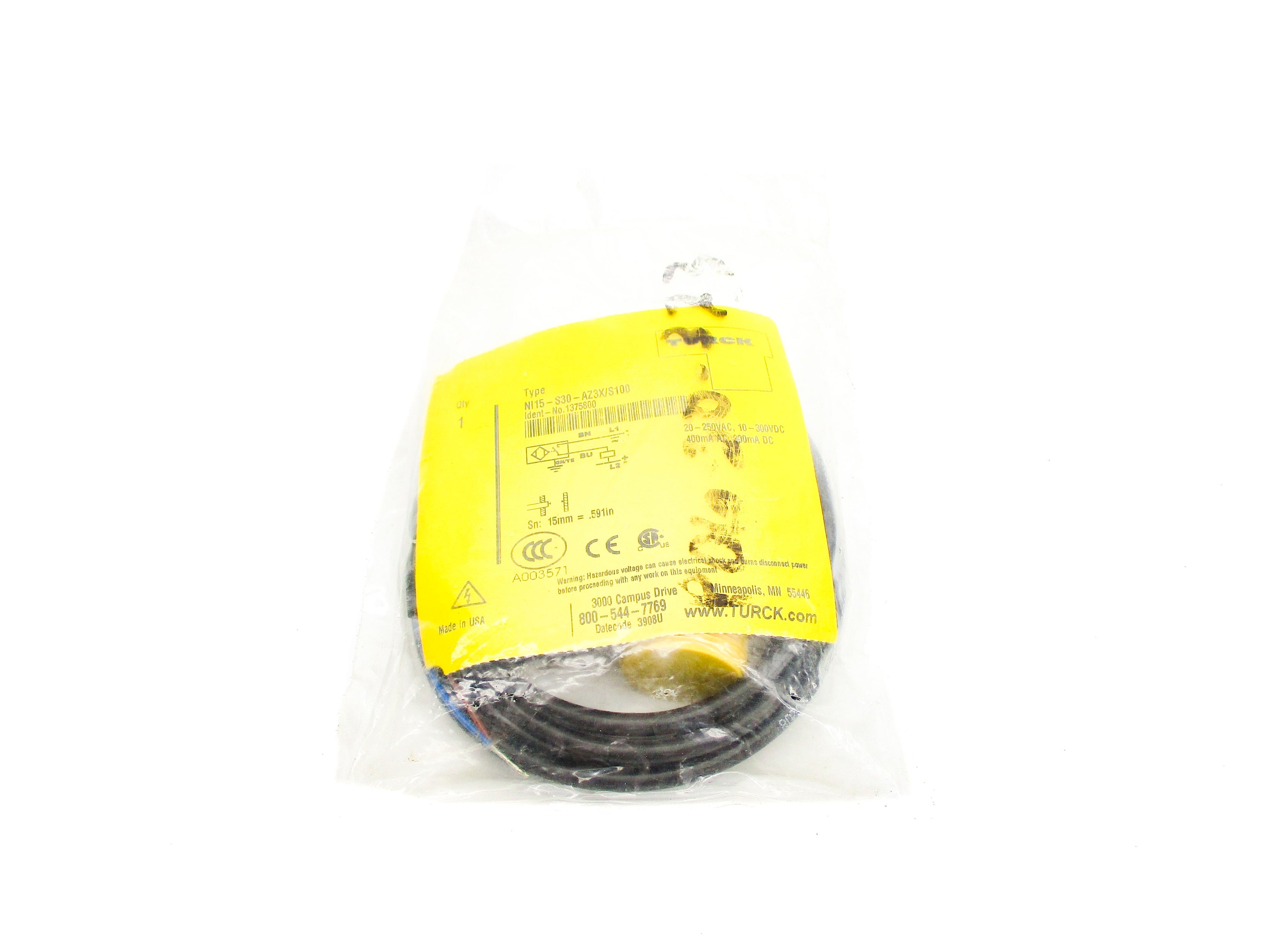 TURCK NI15-S30-AZ3X/S100 NSMP