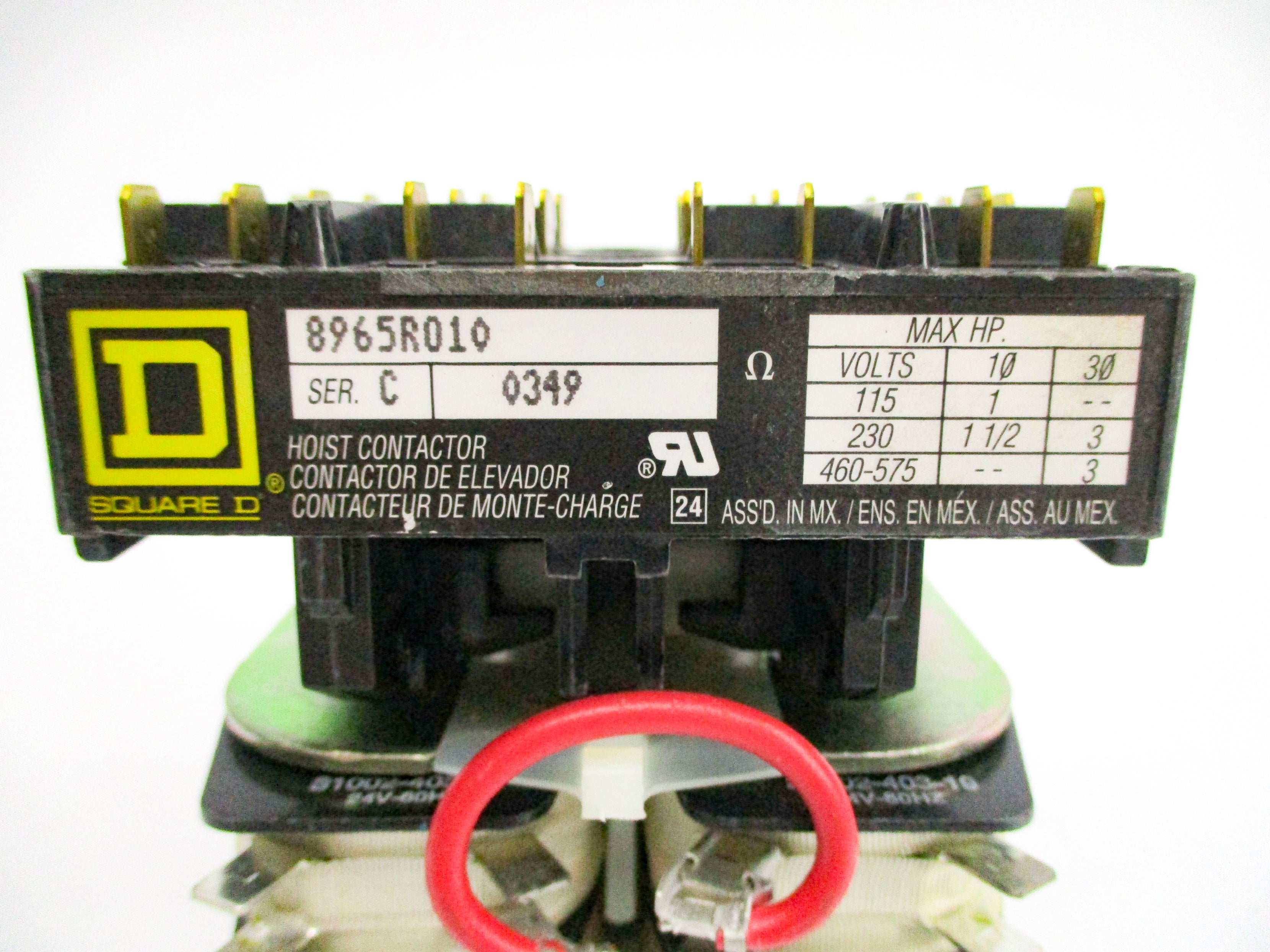 SQUARE D 8965R010 SER. C 24V NSNP