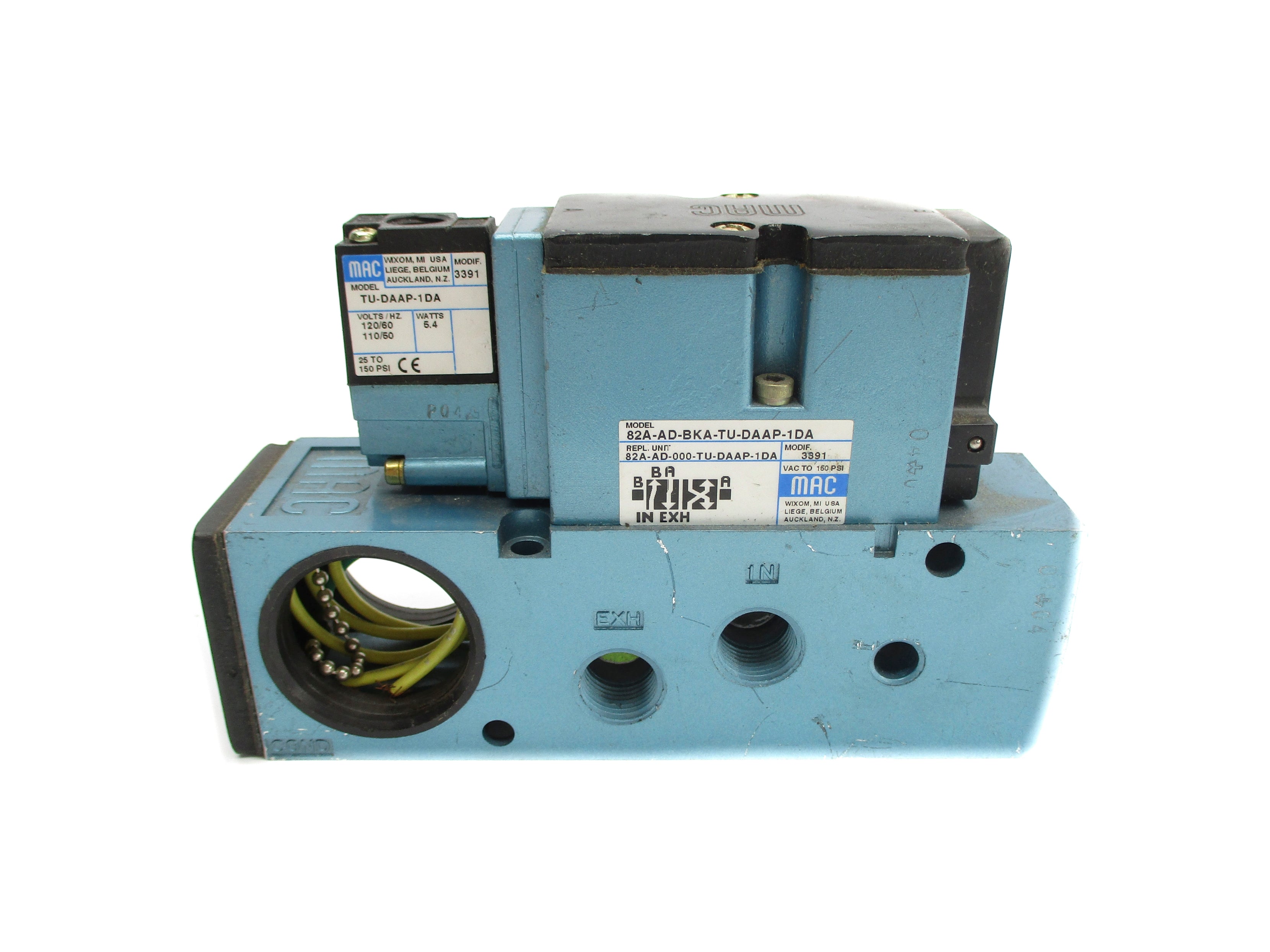 MAC 82A-AD-BKA-TU-DAAP-1DA 150PSI 110/120V NSNP