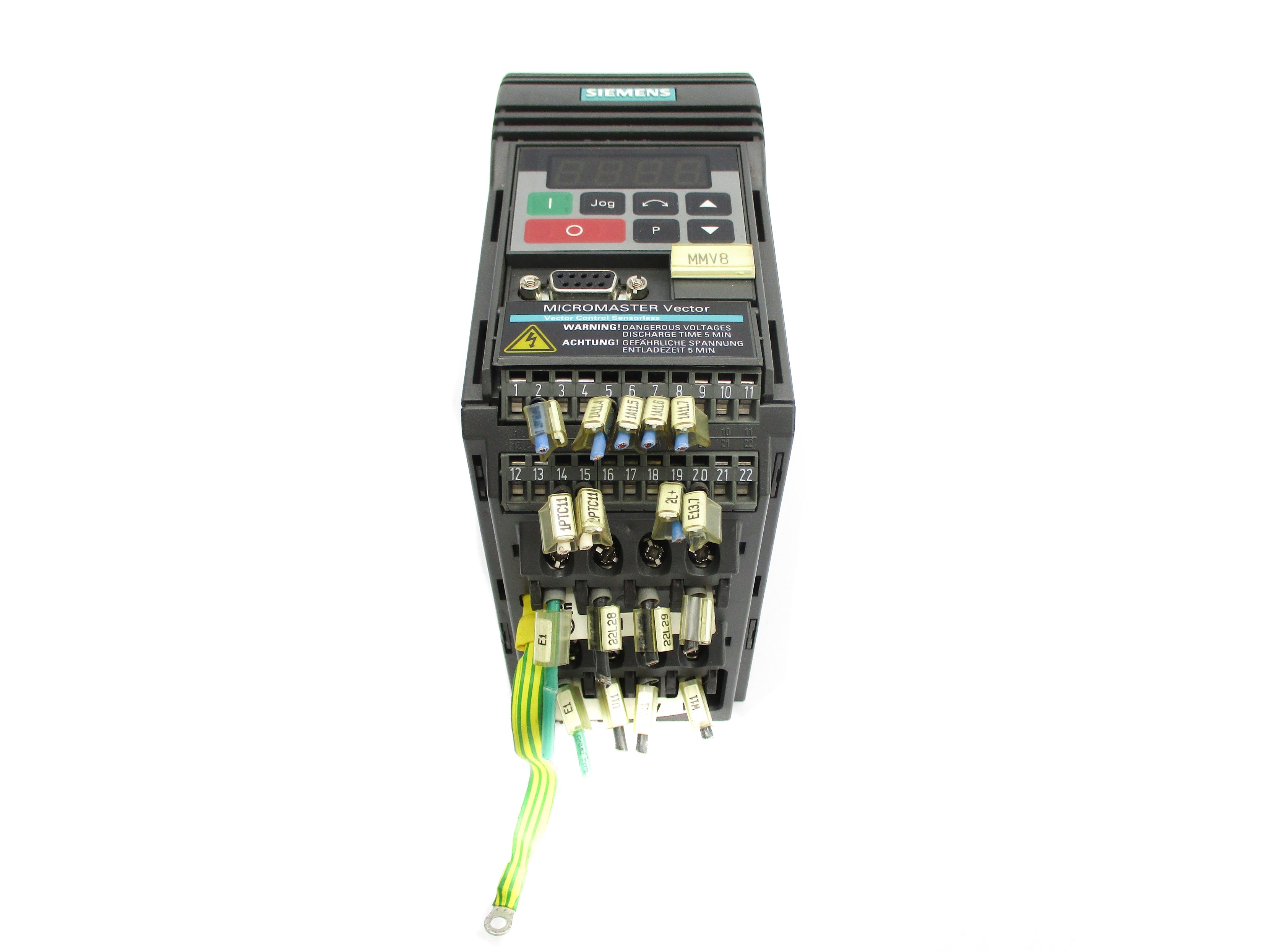 SIEMENS 6SE3212-0DA40 MMV8 (AS PICTURED) UNMP