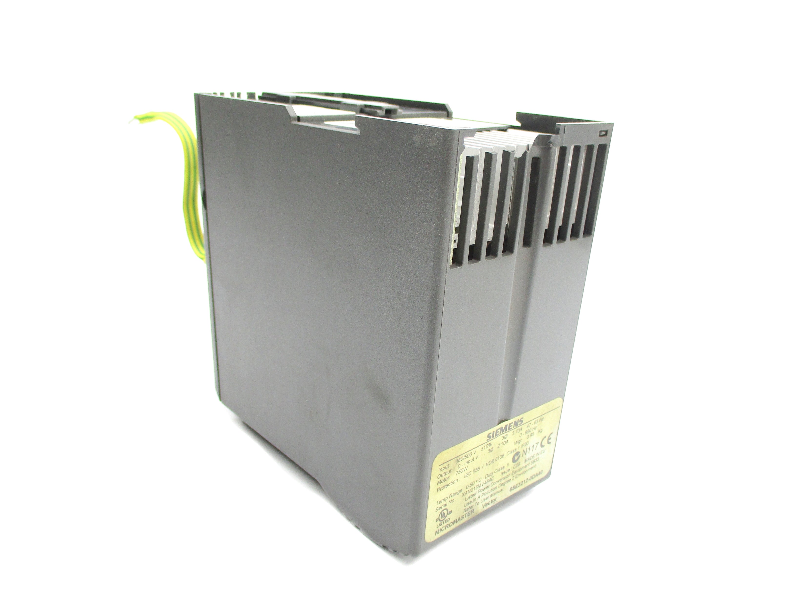 SIEMENS 6SE3212-0DA40 MMV8 (AS PICTURED) UNMP