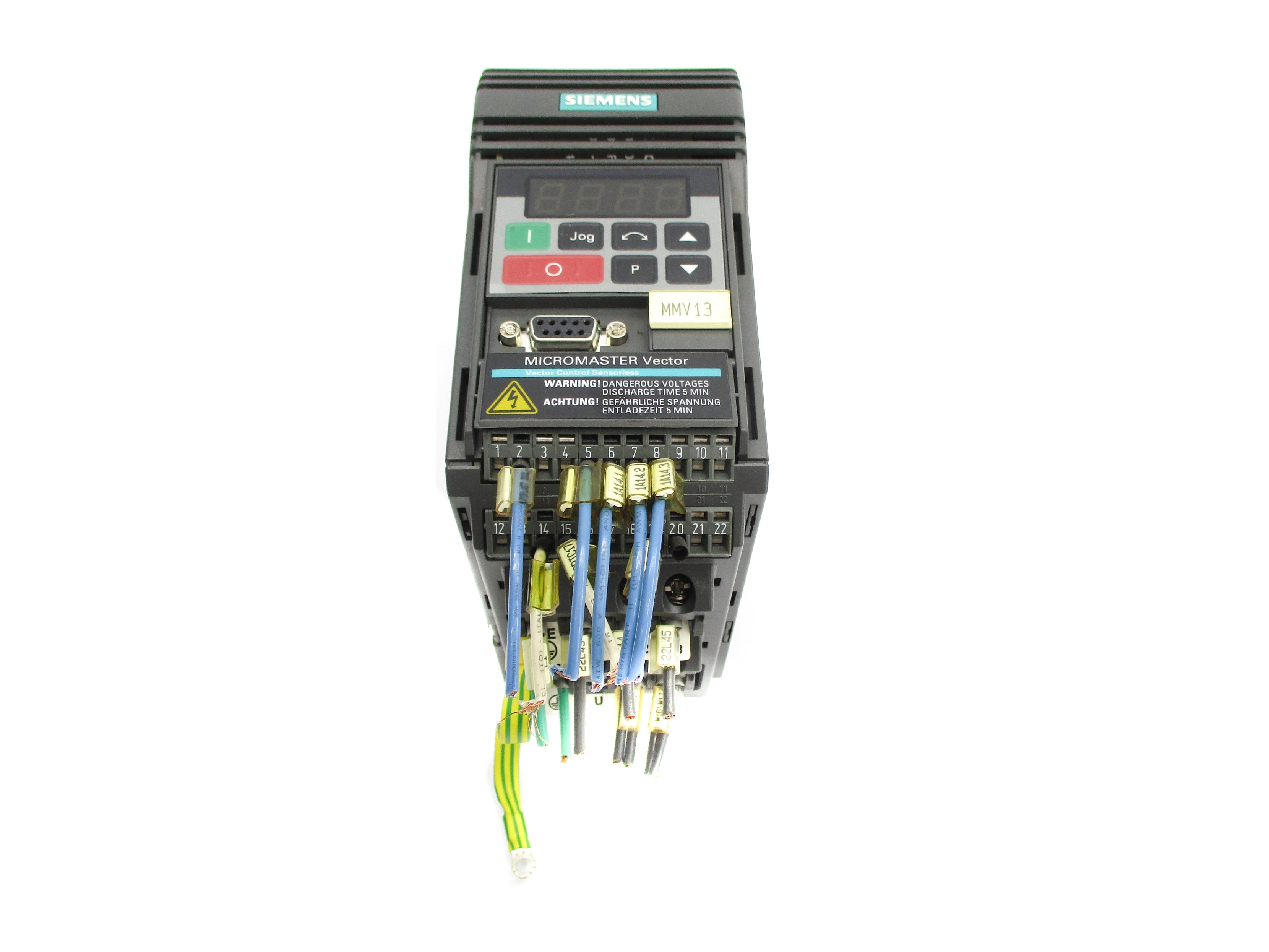 SIEMENS 6SE3212-0DA40 MMV13 (AS PICTURED) UNMP