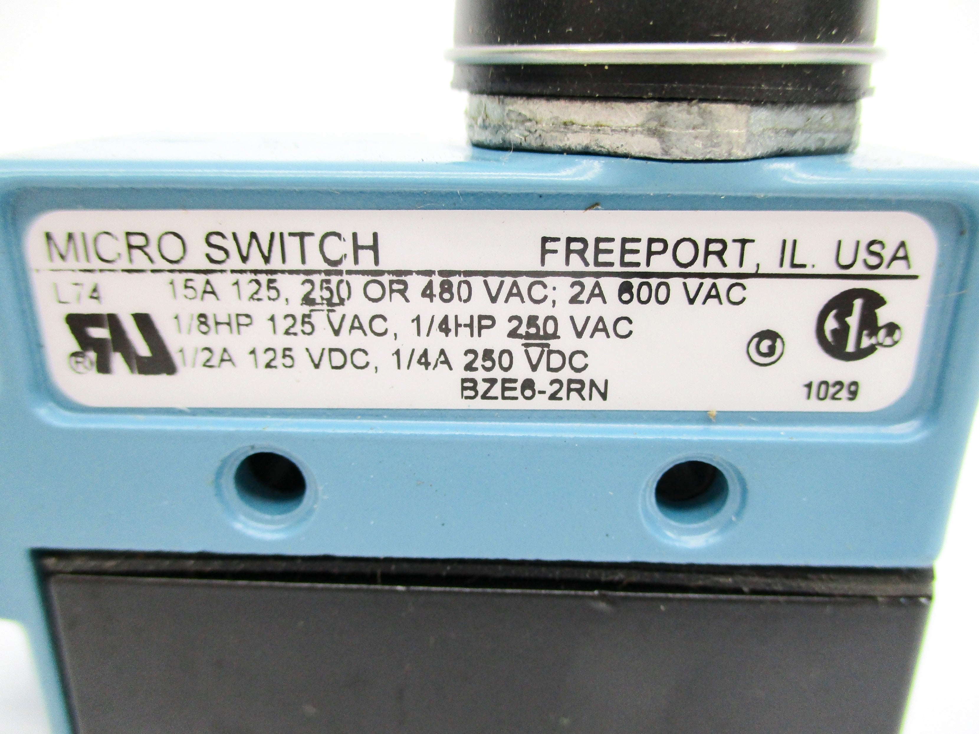 MICROSWITCH BZE6-2RN NSNP