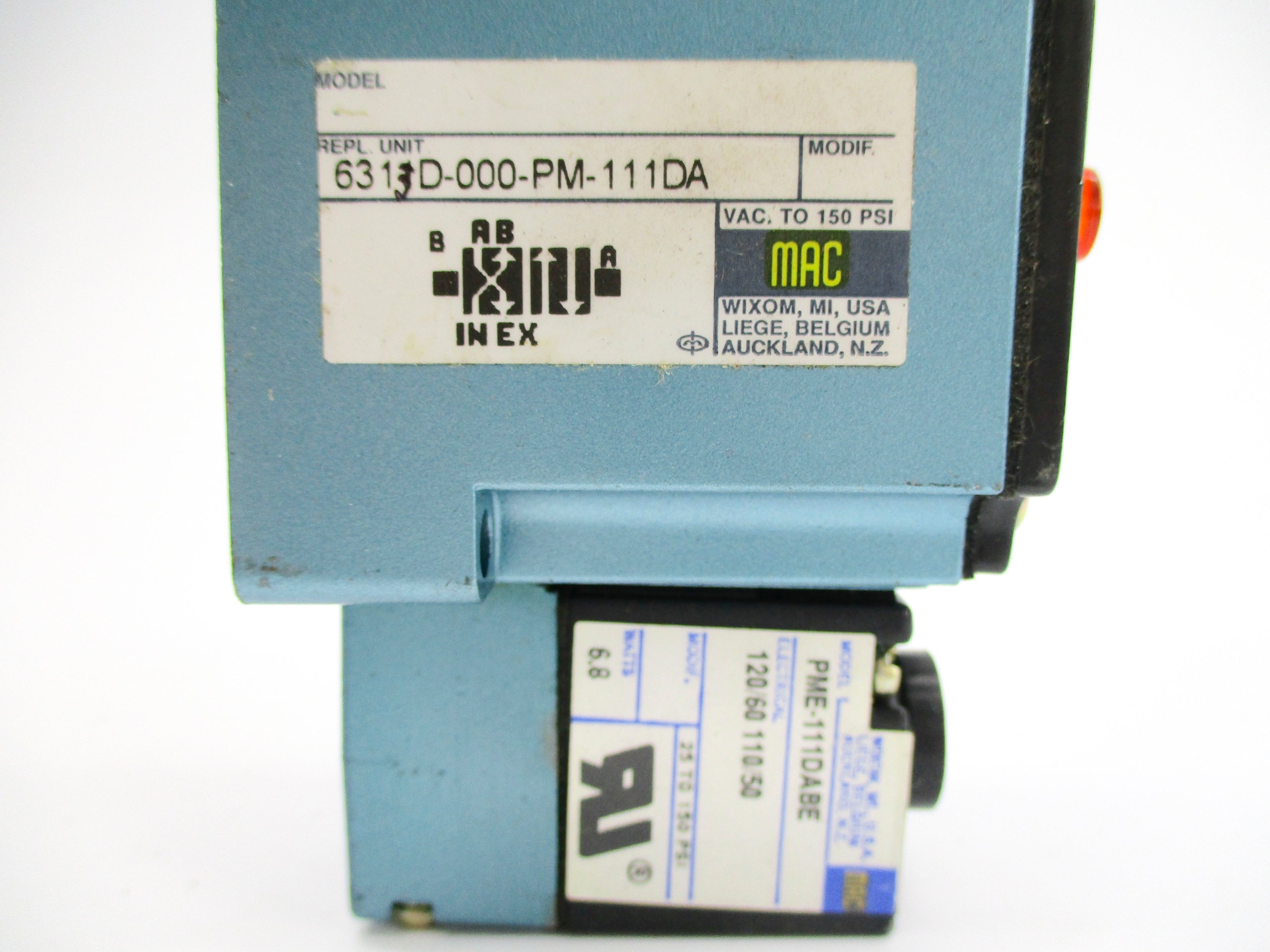 MAC 6313D-000-PM-111DA 150PSI 110/120V NSNP