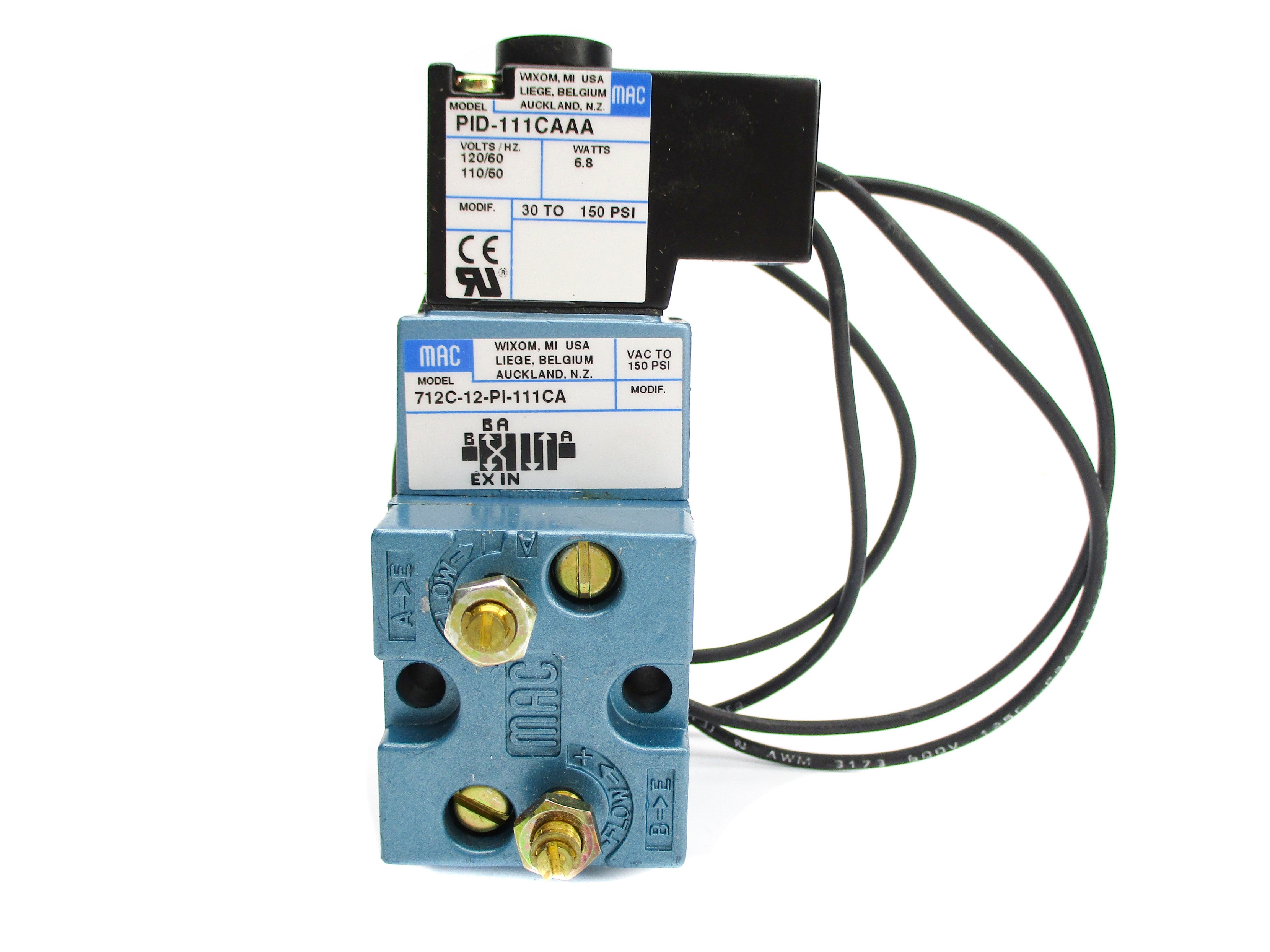 MAC 712C-12-PI-111CA 150PSI 110/120V NSNP