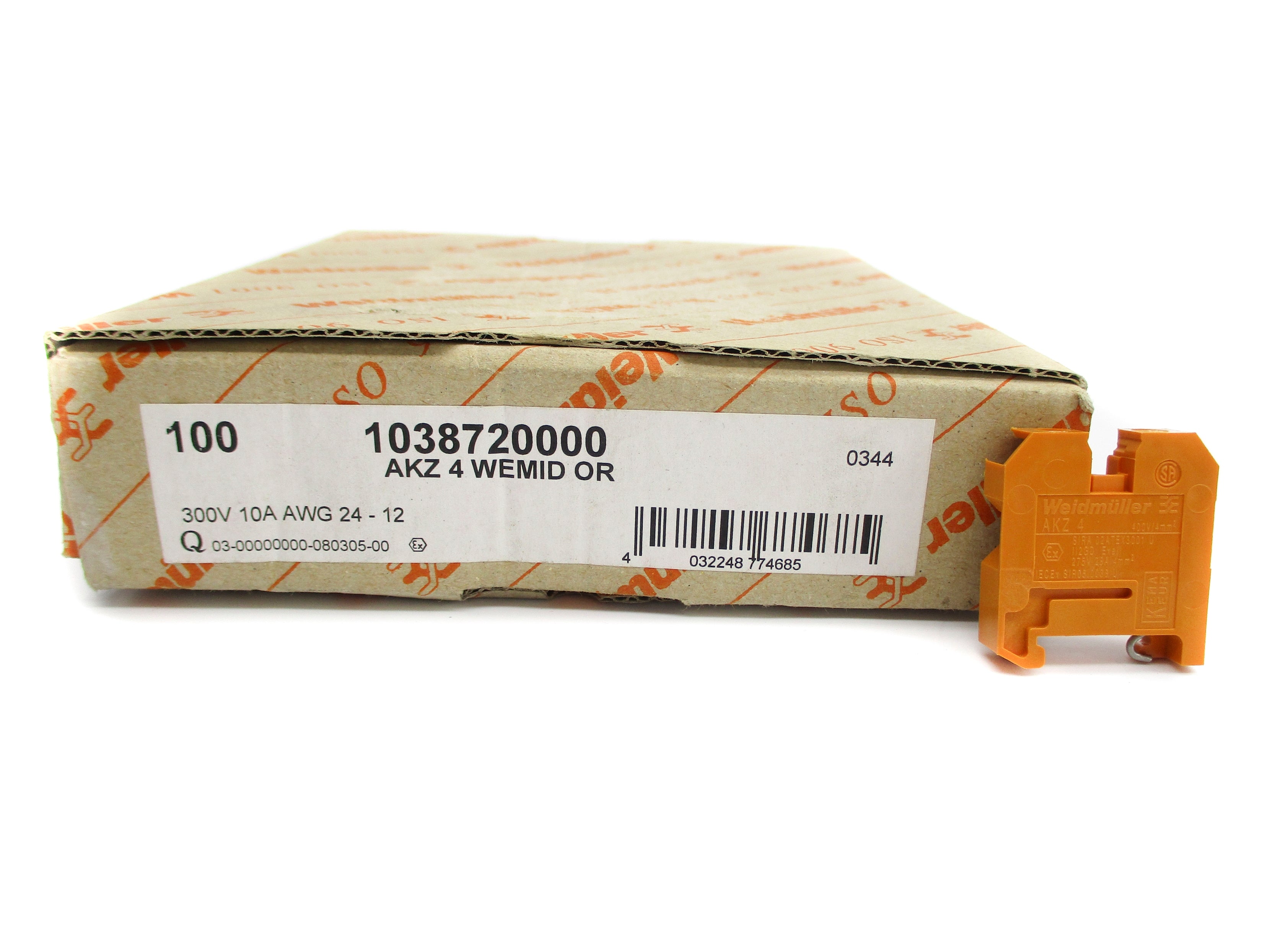 WEIDMULLER AKZ4 (PKG OF 100) NSMP