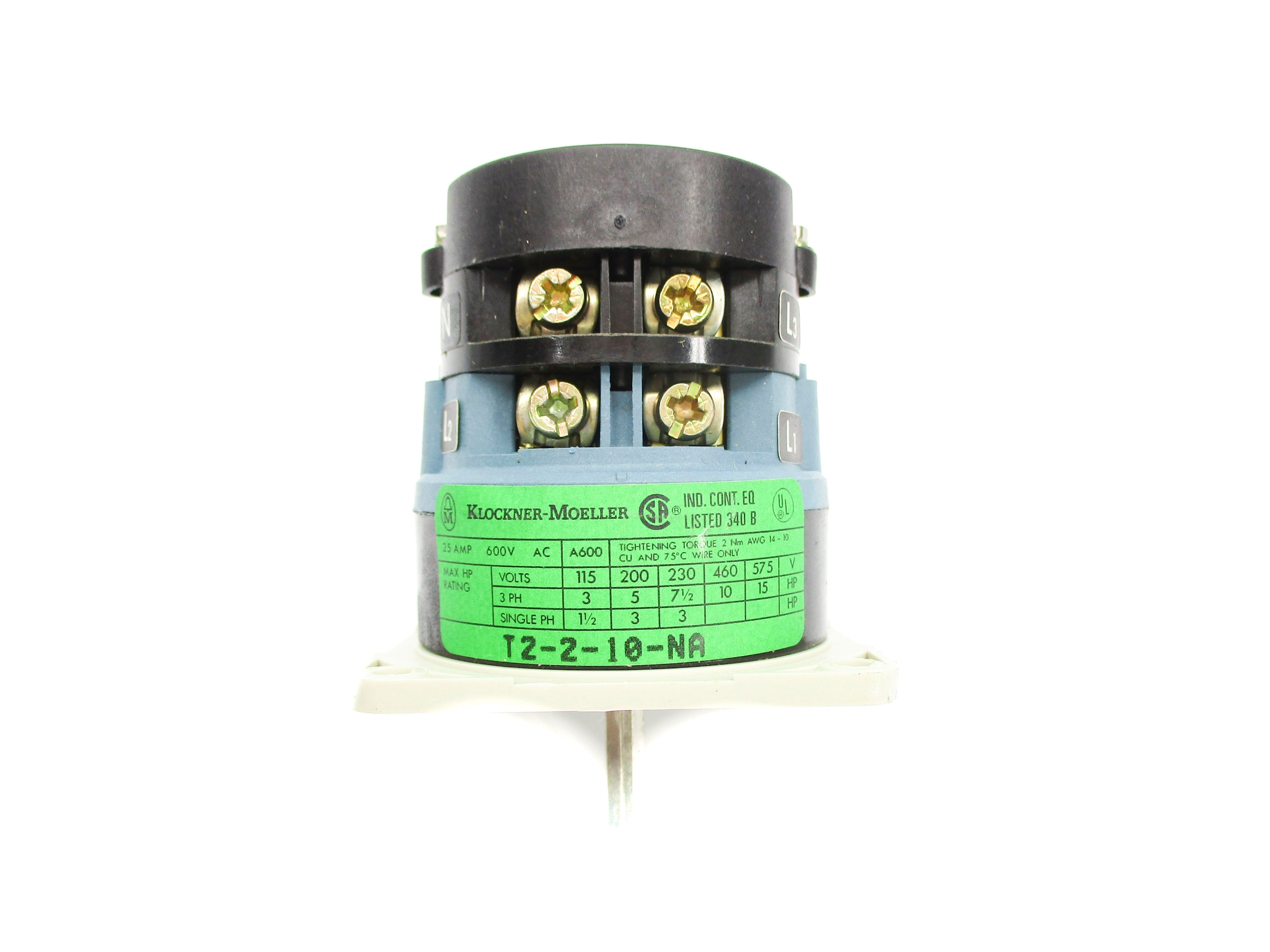 KLOCKNER MOELLER T2-2-10-NA NSNP