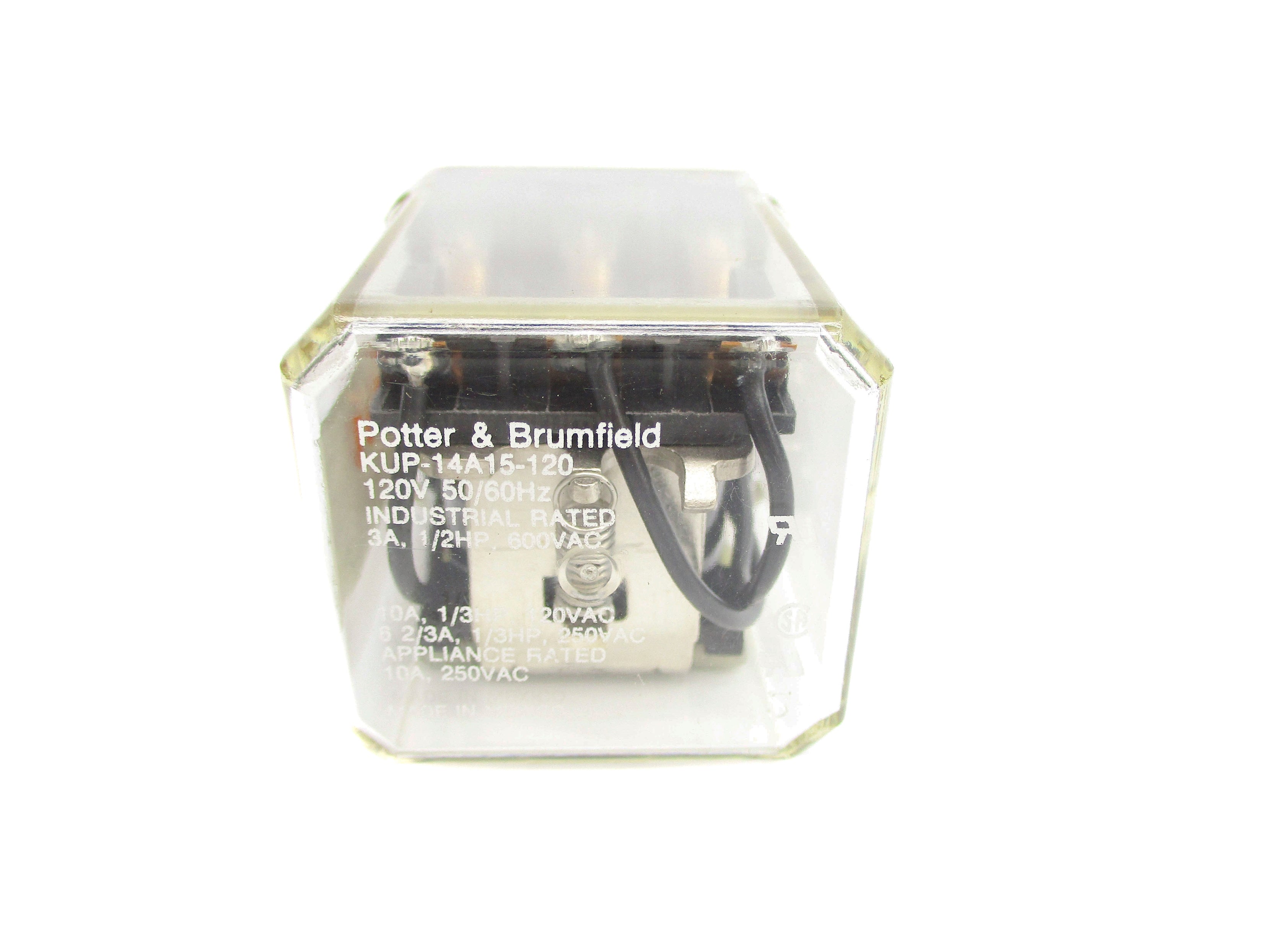 POTTER & BRUMFIELD KUP-14A15-120 120V 10A NSNP