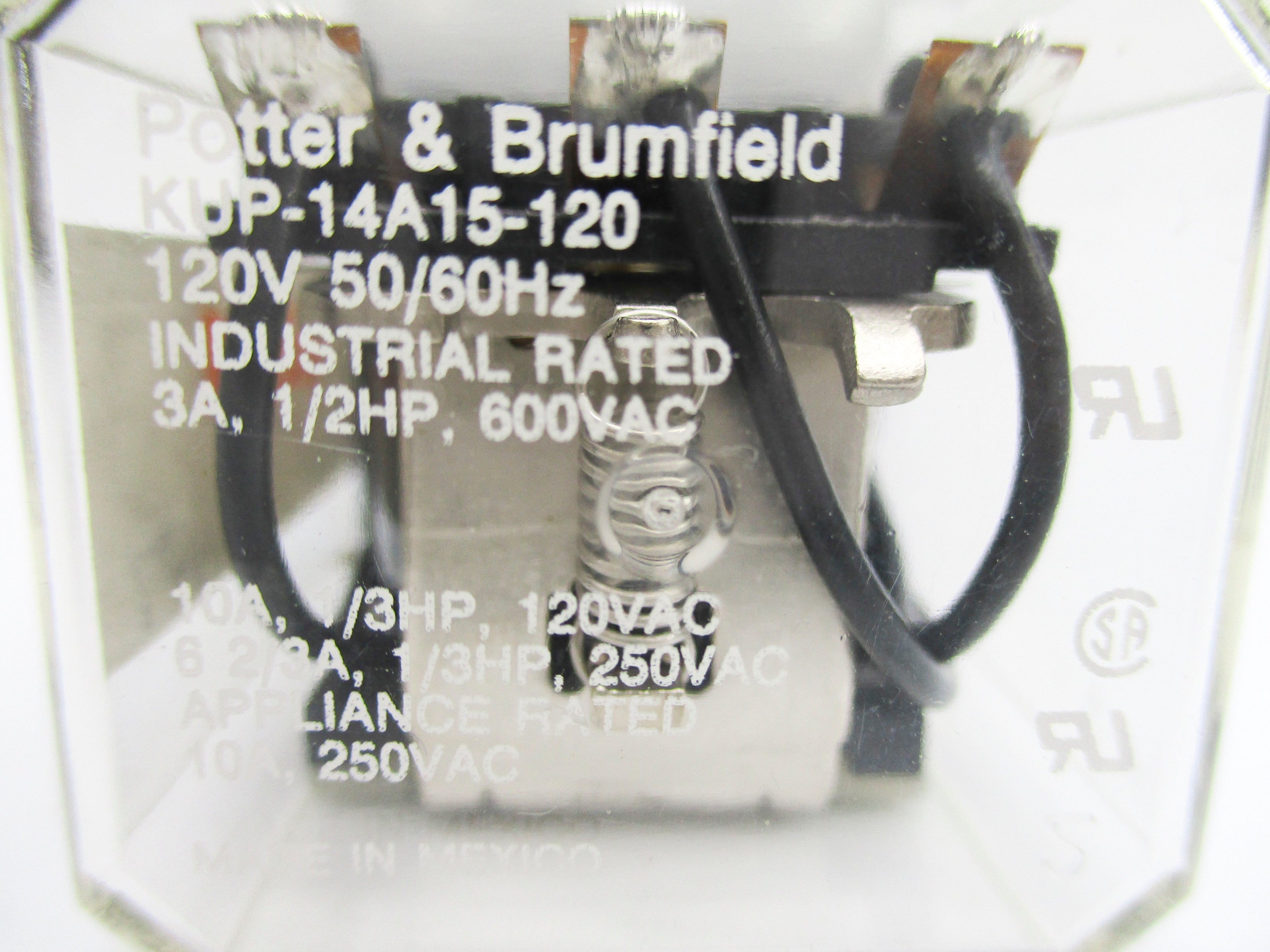POTTER & BRUMFIELD KUP-14A15-120 120V 10A NSNP