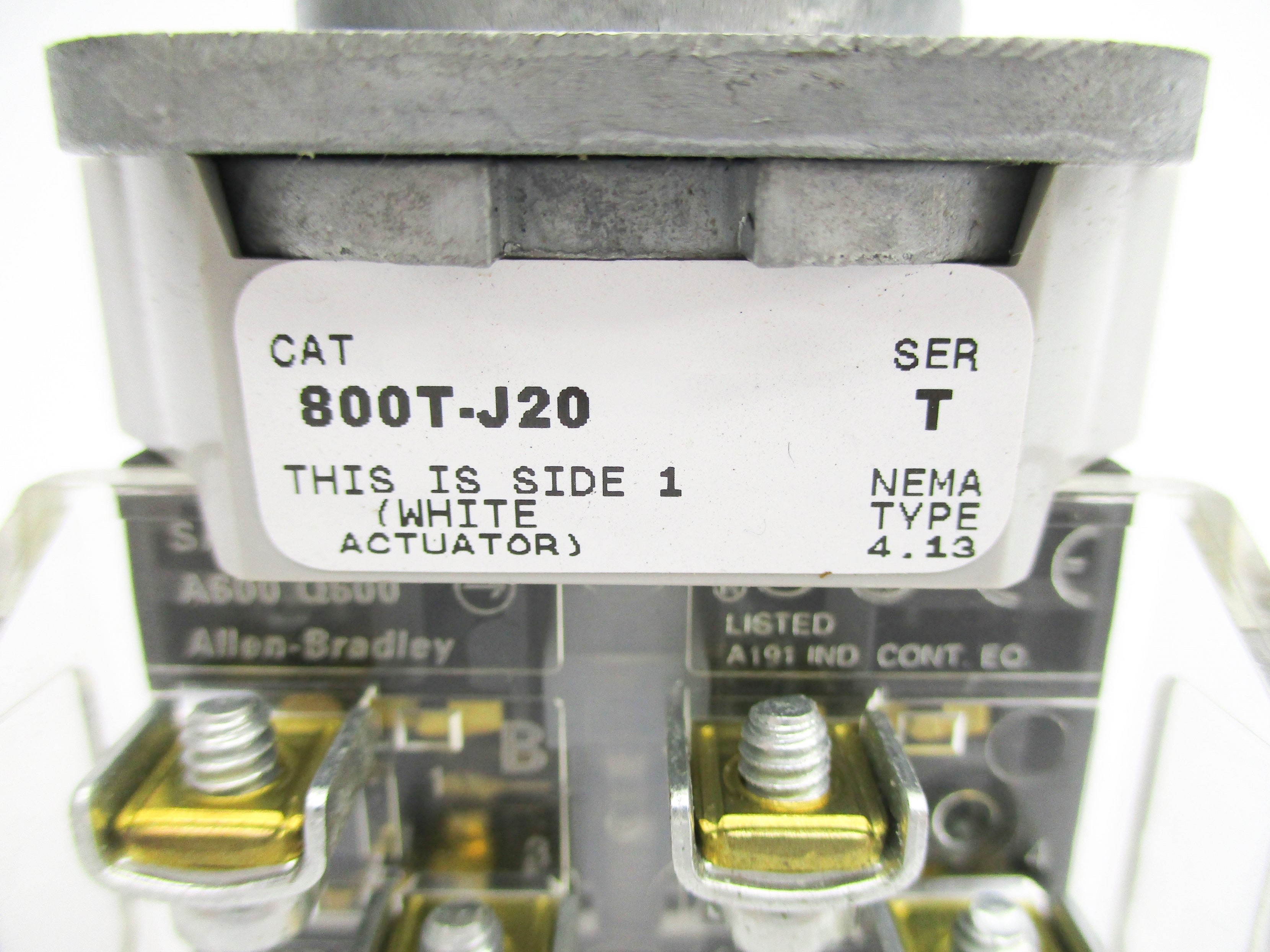 ALLEN BRADLEY 800T-J20 SER. T NSNP