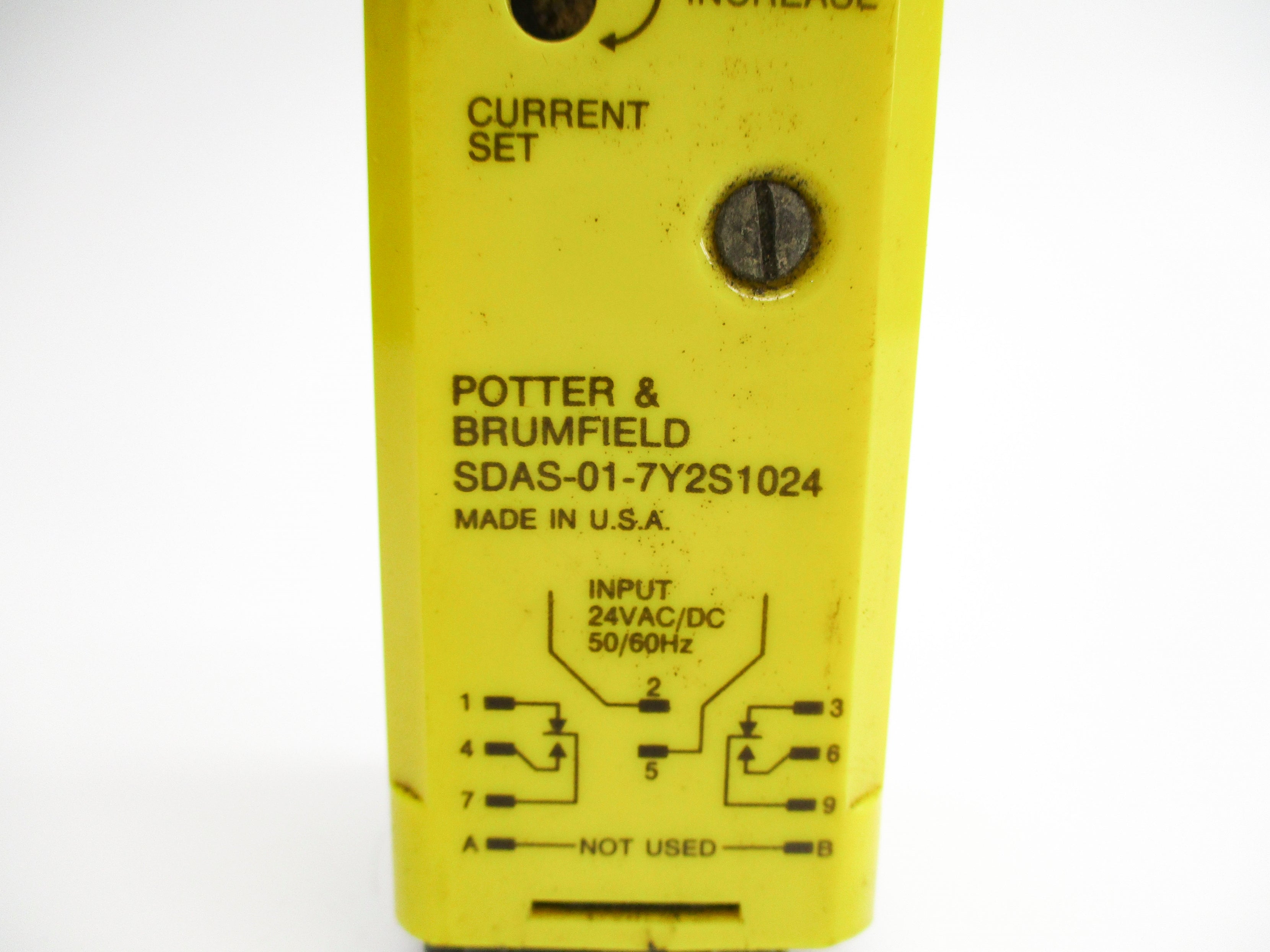 POTTER & BRUMFIELD SDAS-01-7Y2S1024 24VAC/DC UNMP