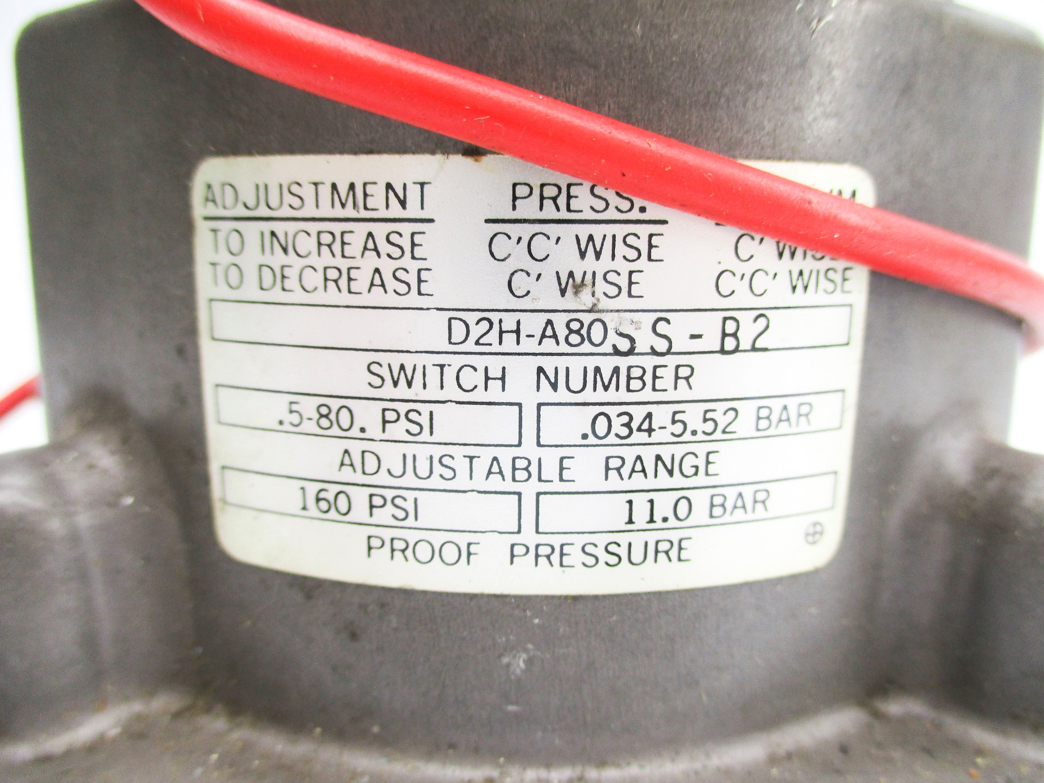 TRANSAMERICA DELAVAL D2H-A80SS-B2 160PSI UNMP