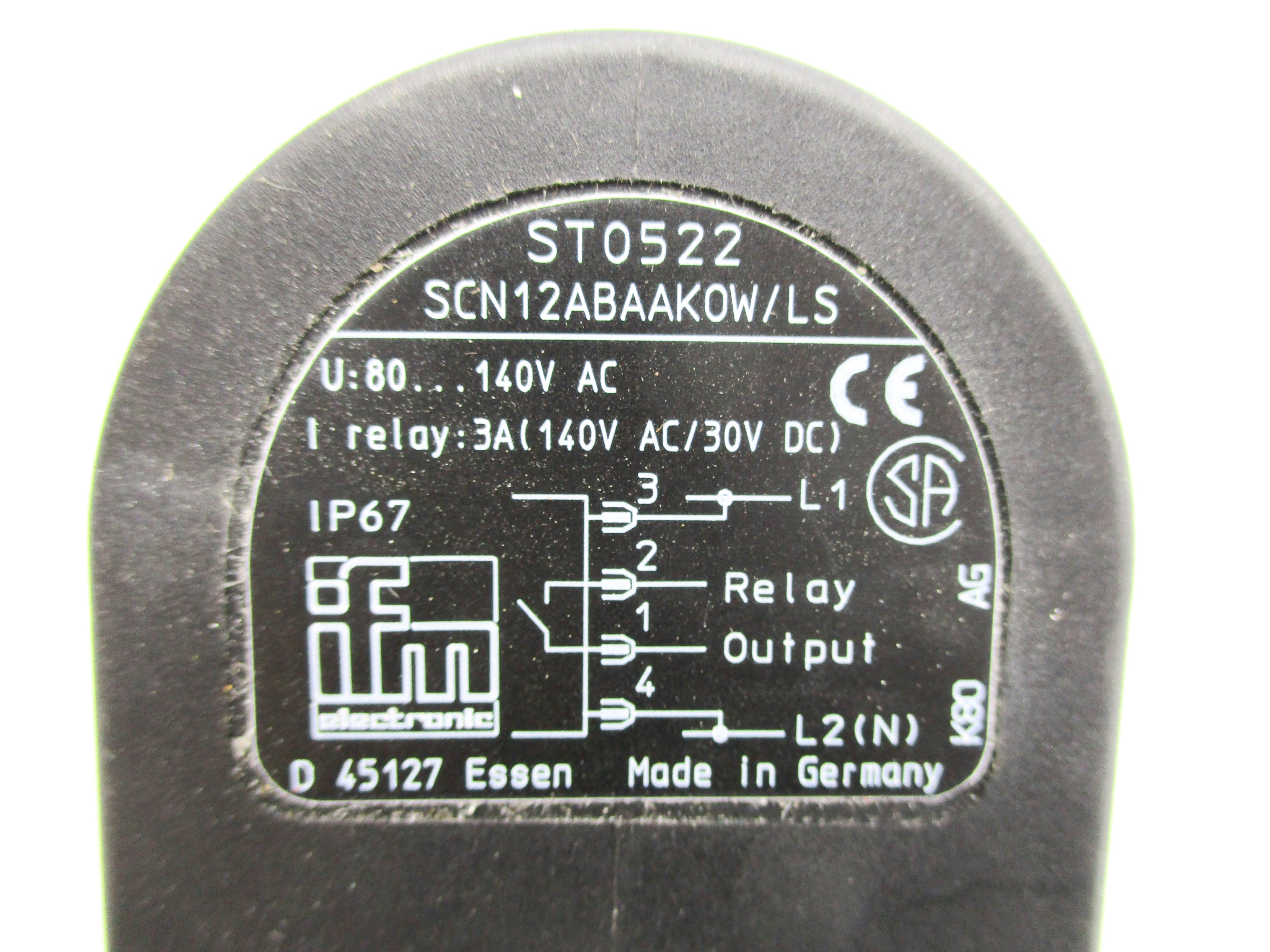 IFM EFECTOR ST0522 SCN12ABAAKOW/LS NSNP
