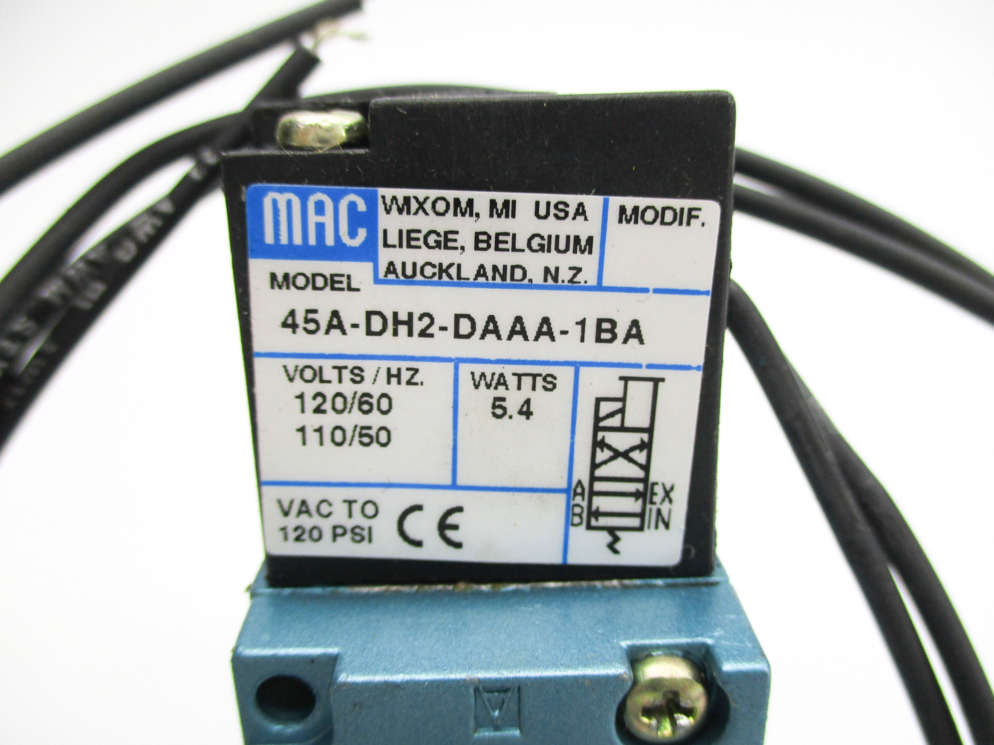 MAC 45A-DH2-DAAA-1BA 110/120V 120PSI NSNP