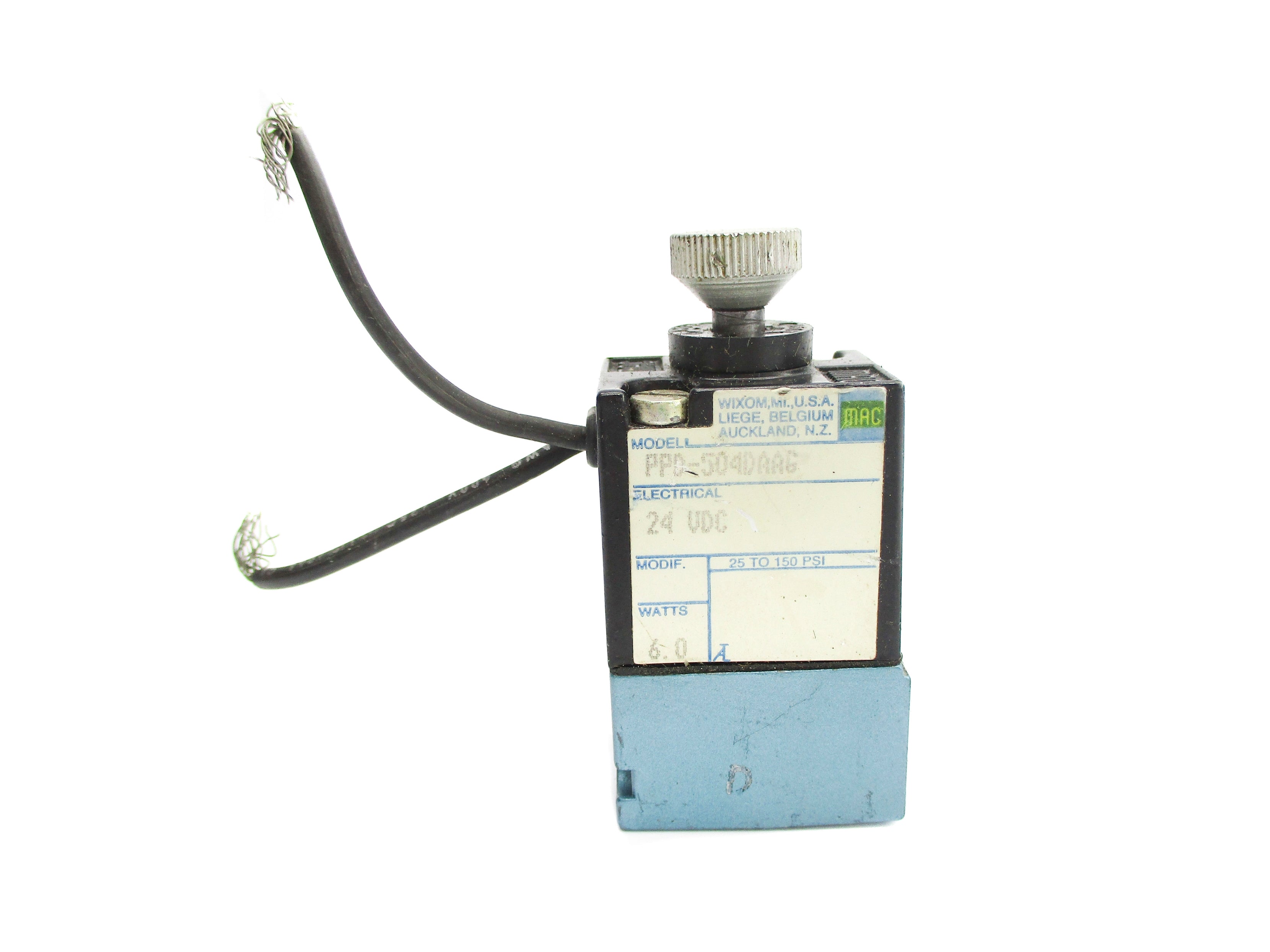 MAC PPD-504DAAG 24VDC 25-150PSI UNMP