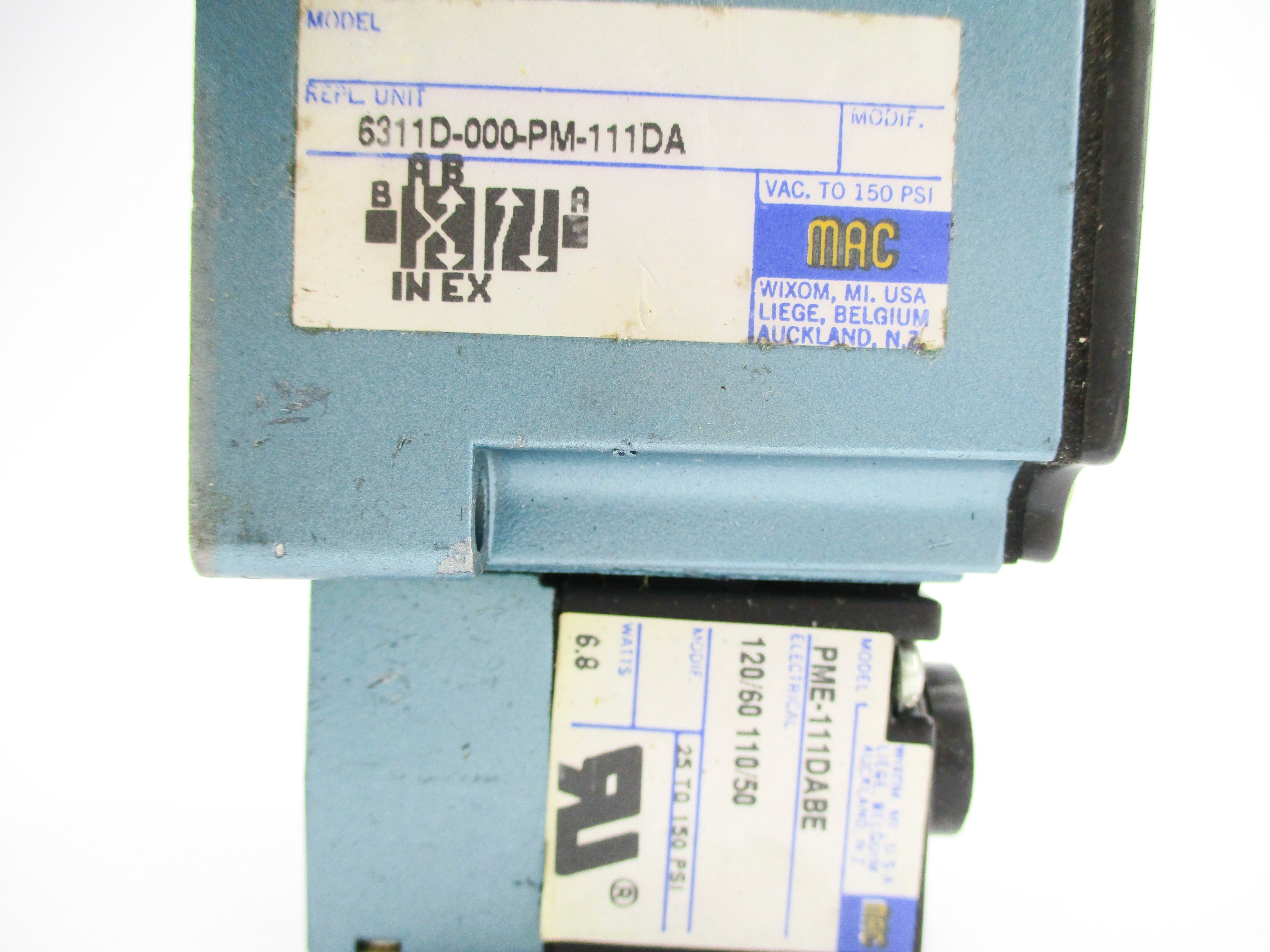 MAC 6311D-000-PM-111DA 110/120V 150PSI NSNP