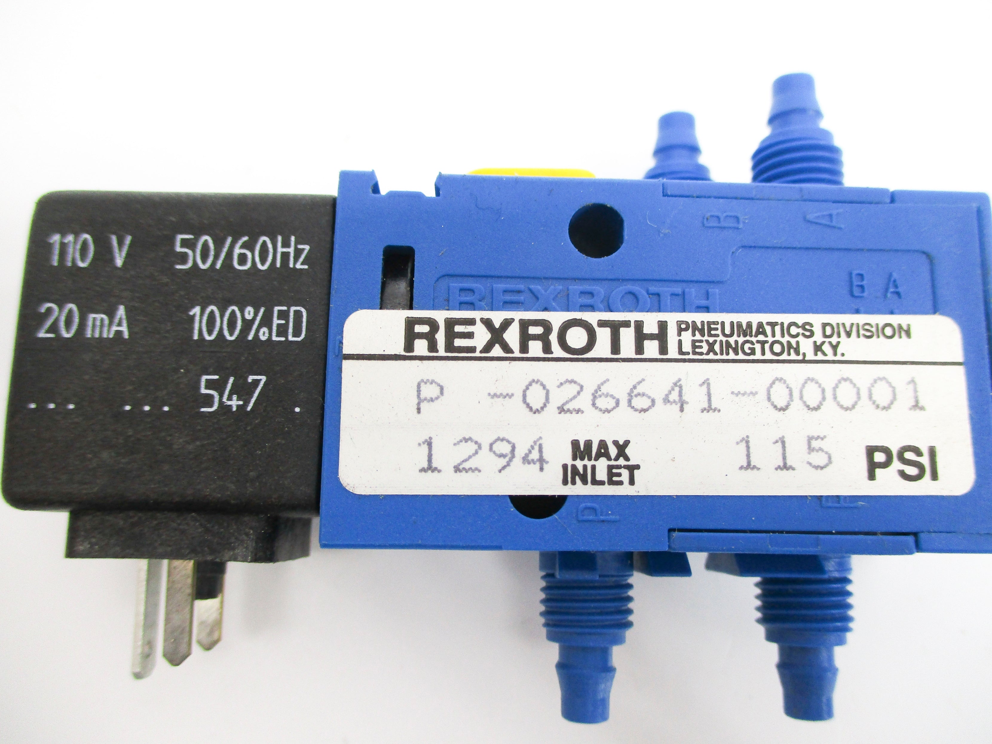 REXROTH P-026641-00001 115PSI 110V NSNP