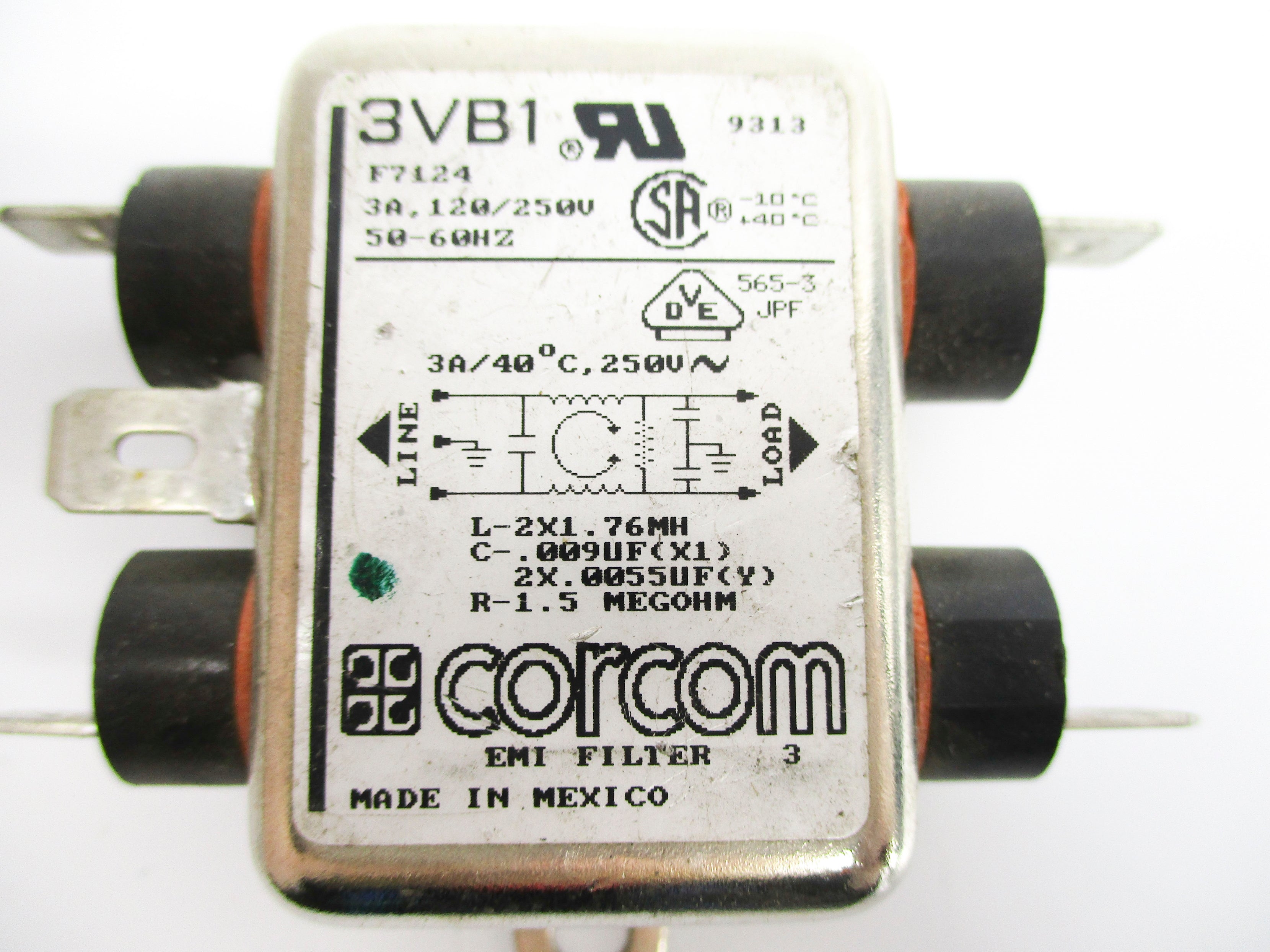 CORCOM 3VB1 250V 3A UNMP