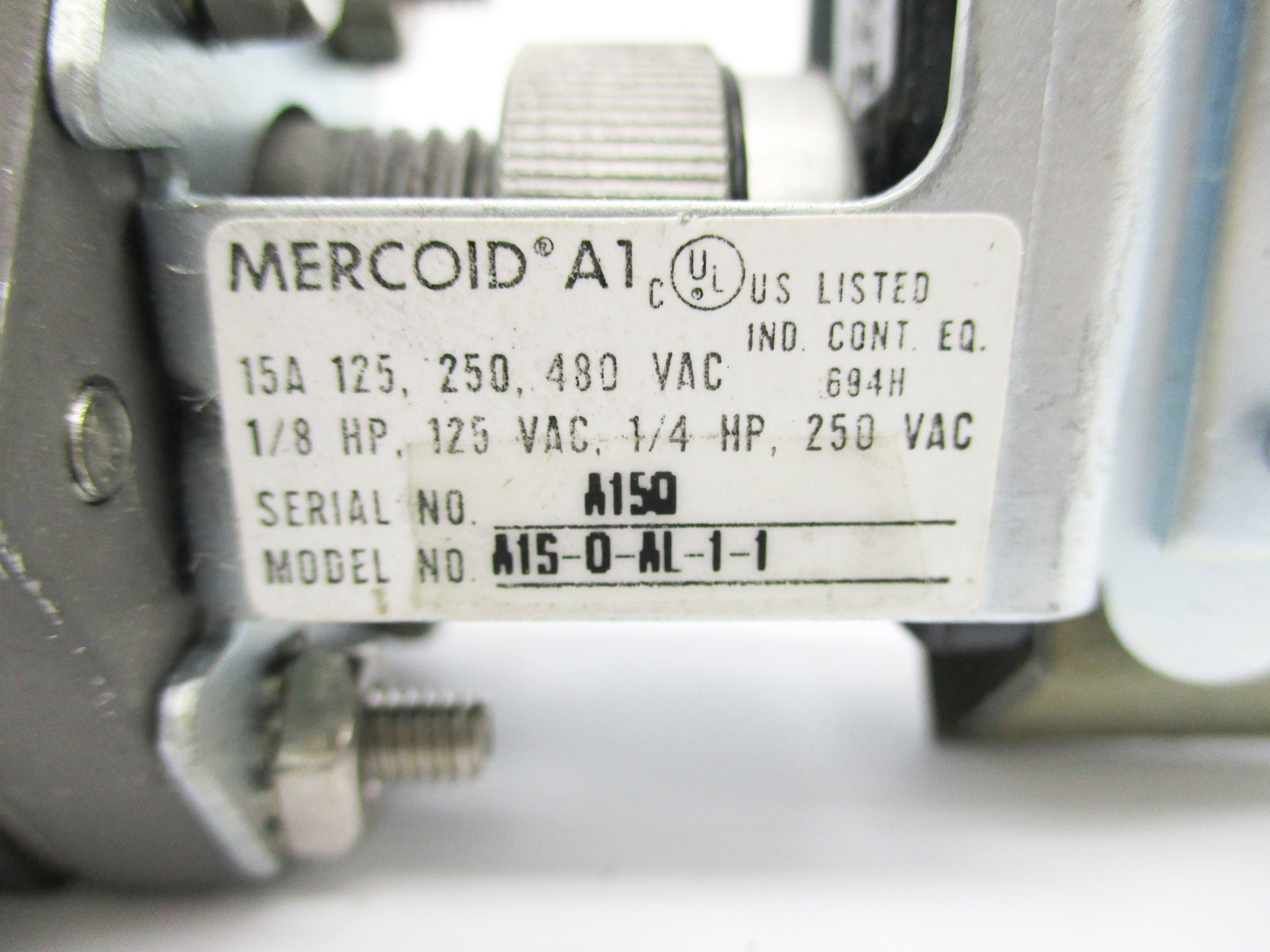 MERCOID A1S-0-AL-1-1 NSNP