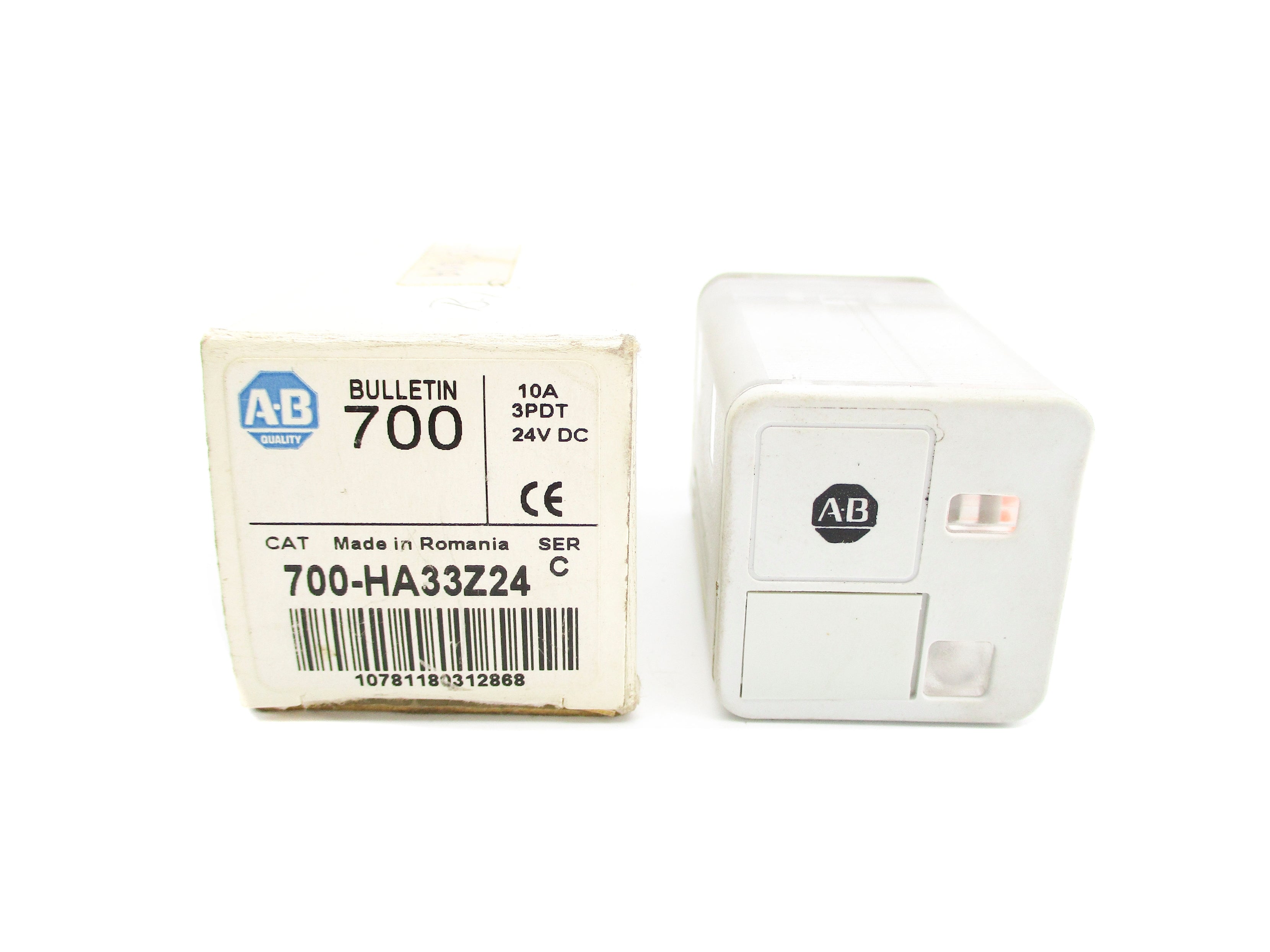 ALLEN BRADLEY 700-HA33Z24 SER. C 10A 24VDC (WH) NSMP
