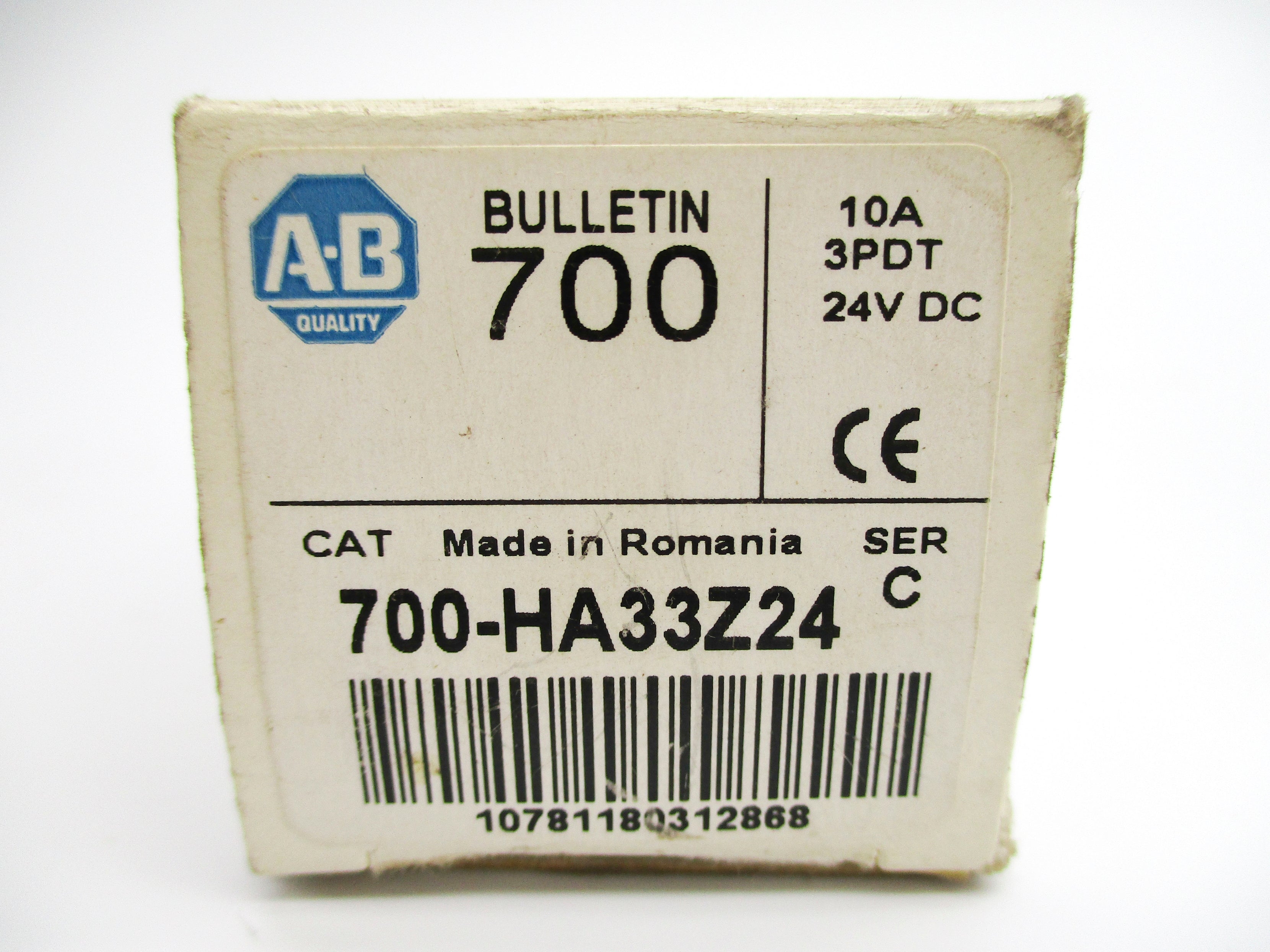 ALLEN BRADLEY 700-HA33Z24 SER. C 10A 24VDC (WH) NSMP