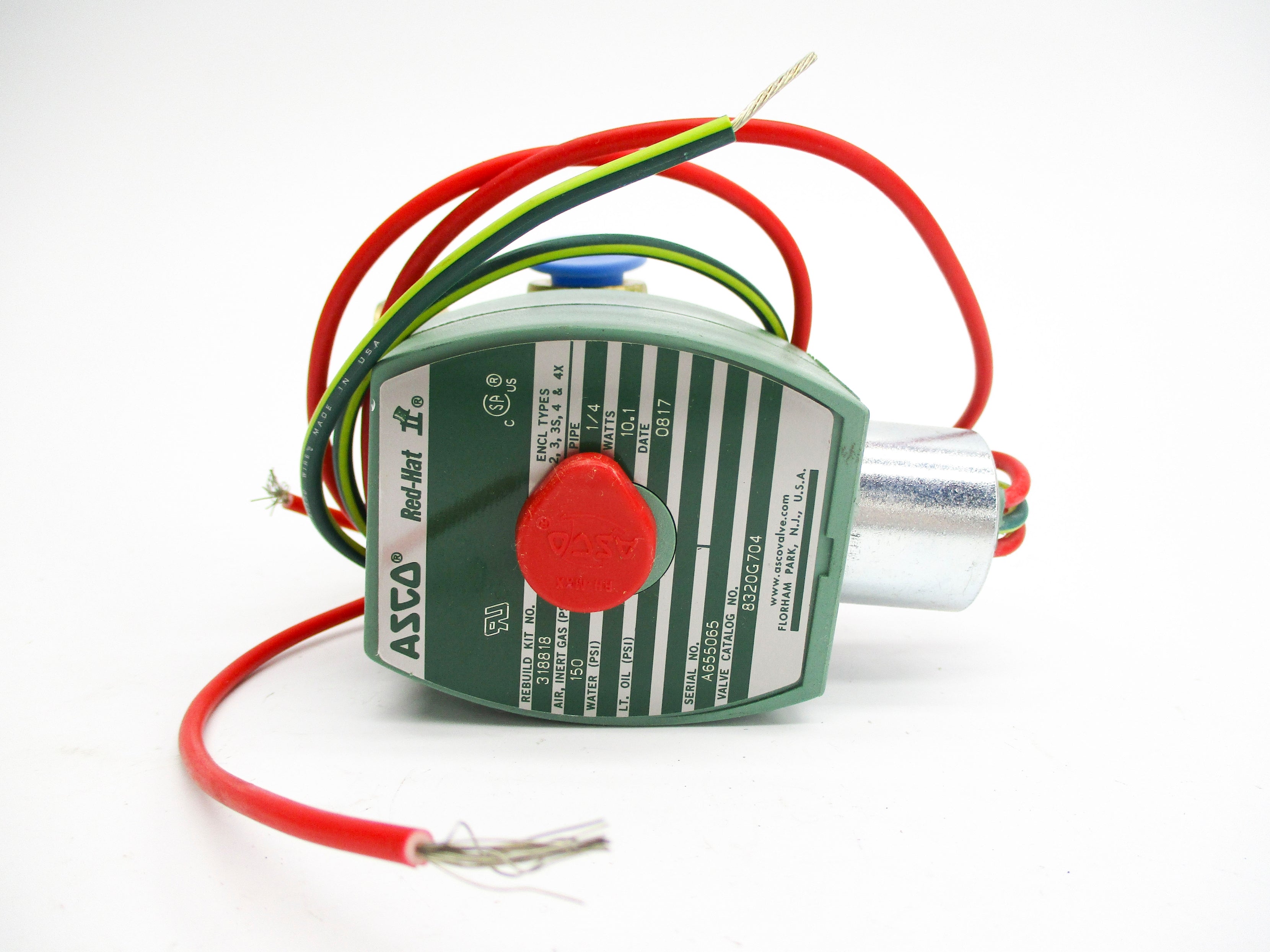 ASCO 8320G704 120/60 110/50 150PSI NSMP