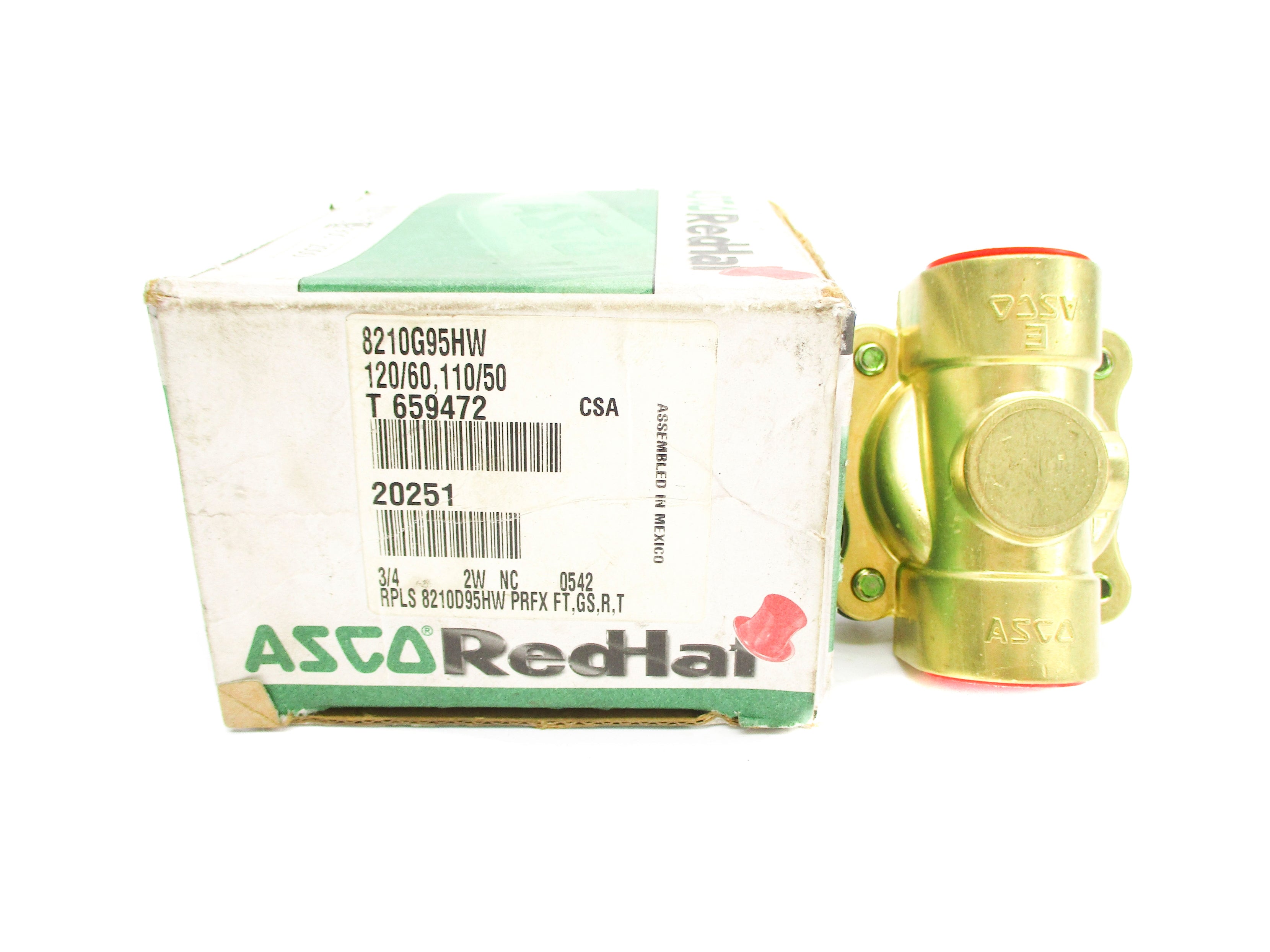 ASCO 8210G95HW 120/60 110/50 (AS PICTURED) NSMP