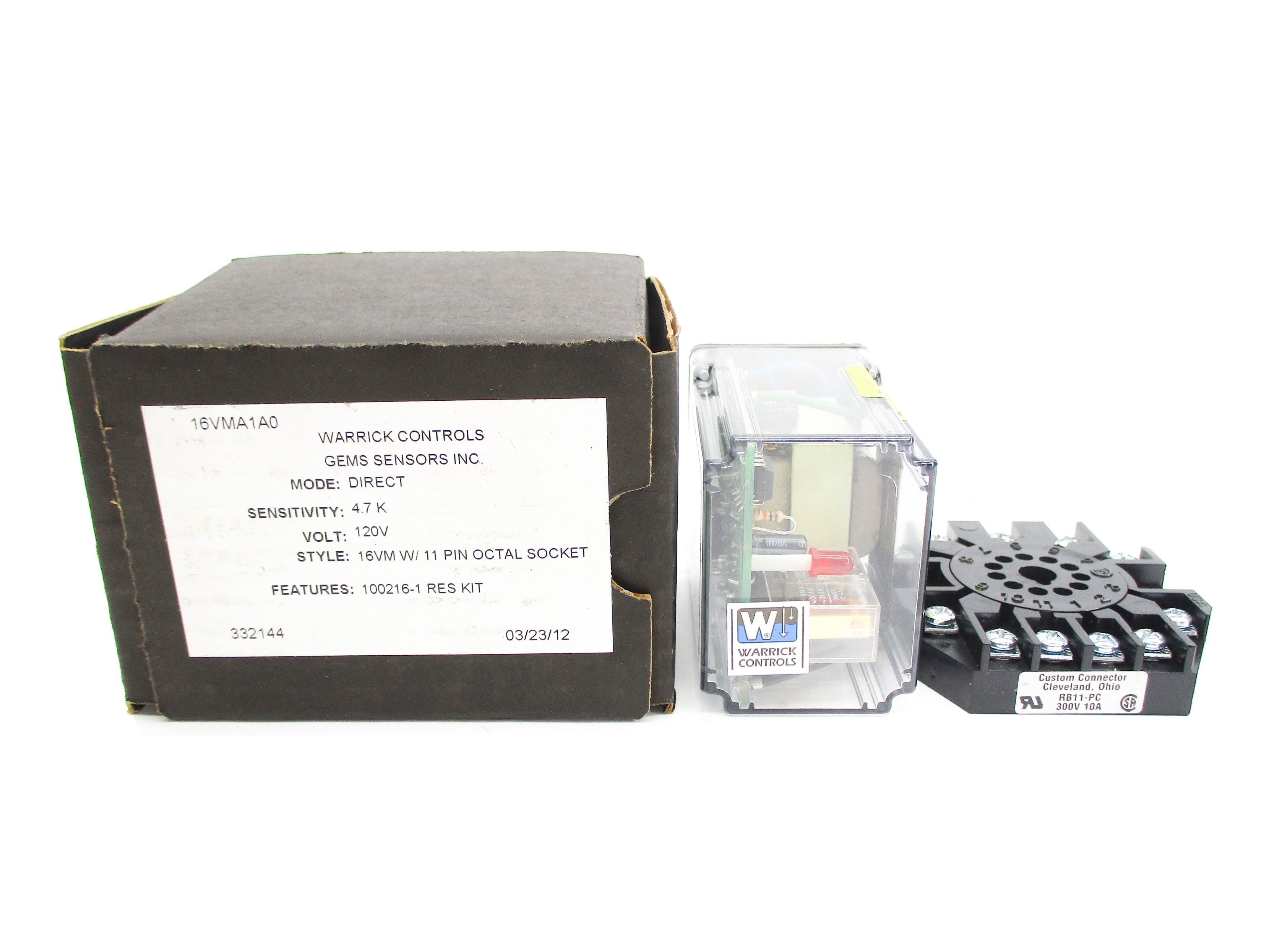 WARRICK CONTROLS 16VMA1A0 120V NSMP